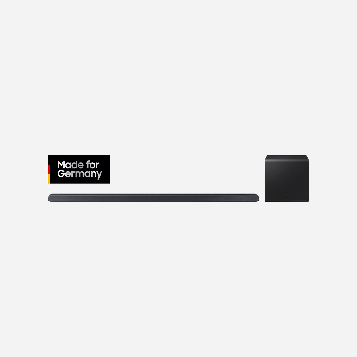 Barre de son Samsung HW-S810GD/ZG 3.1.2 canaux 330W RMS avec subwoofer sans fil 200W, Dolby Atmos, DTS Virtual:X, Chromecast et prise en charge FLAC/MP3/WAV, couleurs Noir/Titane - Samsung HW-S810GD. Canaux de sortie audio: 3.1.2 canaux, Puissance évaluée de RMS: 330 W, Décodeurs audio intégrés: DTS Virtual:X, Dolby Atmos, Dolby Digital 5.1, Dolby Digital Plus, Dolby TrueHD. Connectivité du subwoofer: Sans fil, Puissance RMS du Subwoofer: 200 W. Couleur du produit: Noir, Titane, Formats audio pris en charge: AAC, AIFF, ALAC, FLAC, MP3, OGG, WAV, Réseau des services de streaming pris en charge: Chromecast. Technologie de connectivité: Avec fil. Consommation électrique de la barre de son: 28 W, Consommation d'énergie du subwoofer: 26 W, Consommation électrique typique: 54 W