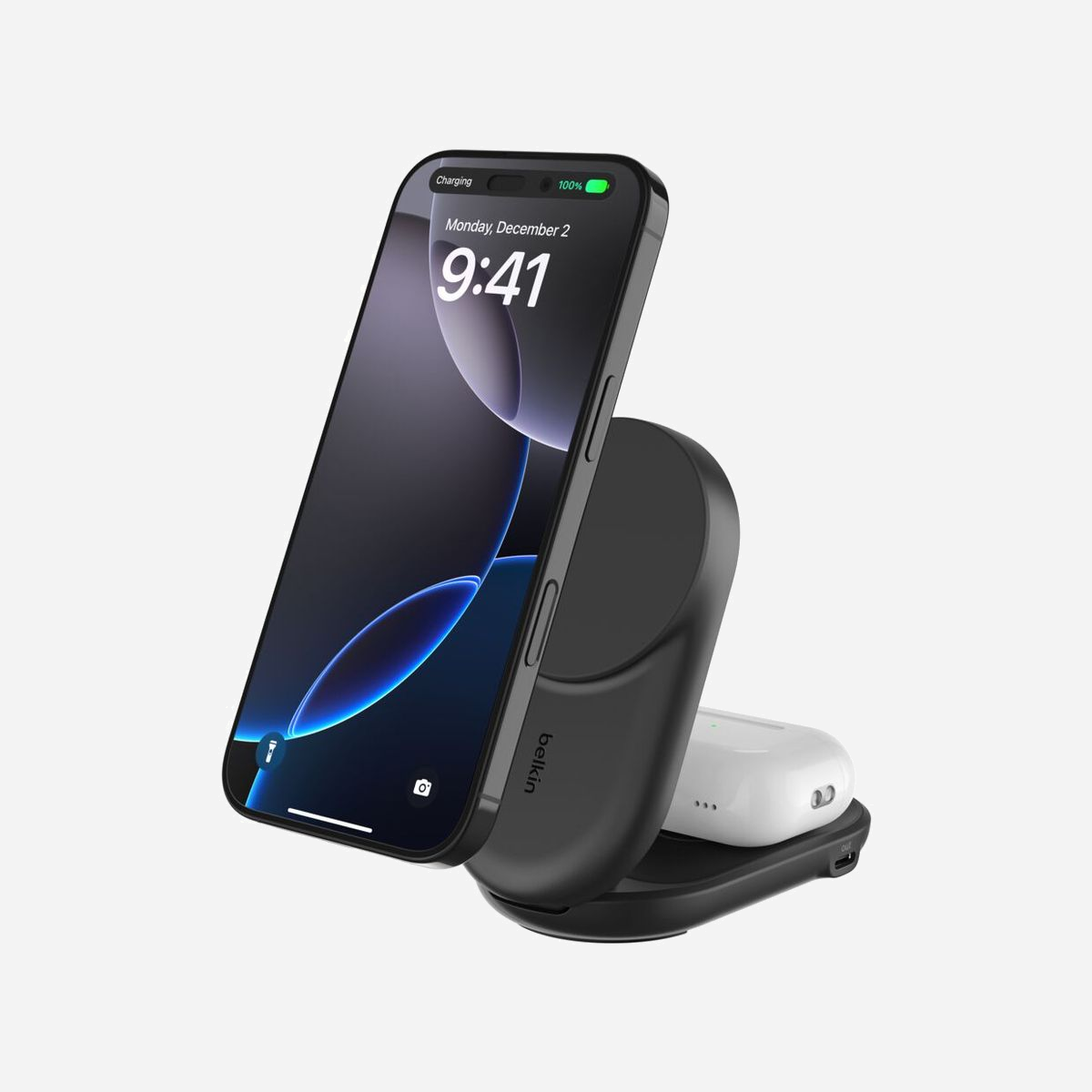 Belkin WIZ039KQBK - Chargeur Intérieur Qi2 25W Noir, USB-C 45W, Charge Rapide, Câble 1.5m, pour Smartphone, Smartwatch, Casque, Fitness Tracker - Belkin Qi2. Type de chargeur: Intérieure, Type de source d'alimentation: USB, Compatibilité de chargeur: Fitness tracker, Casques, Smartphone, Smartwatch, Quantité de ports USB de type C: 1, Recharge sans fil, Charge rapide. Longueur de câble: 1,5 m, Couleur du produit: Noir