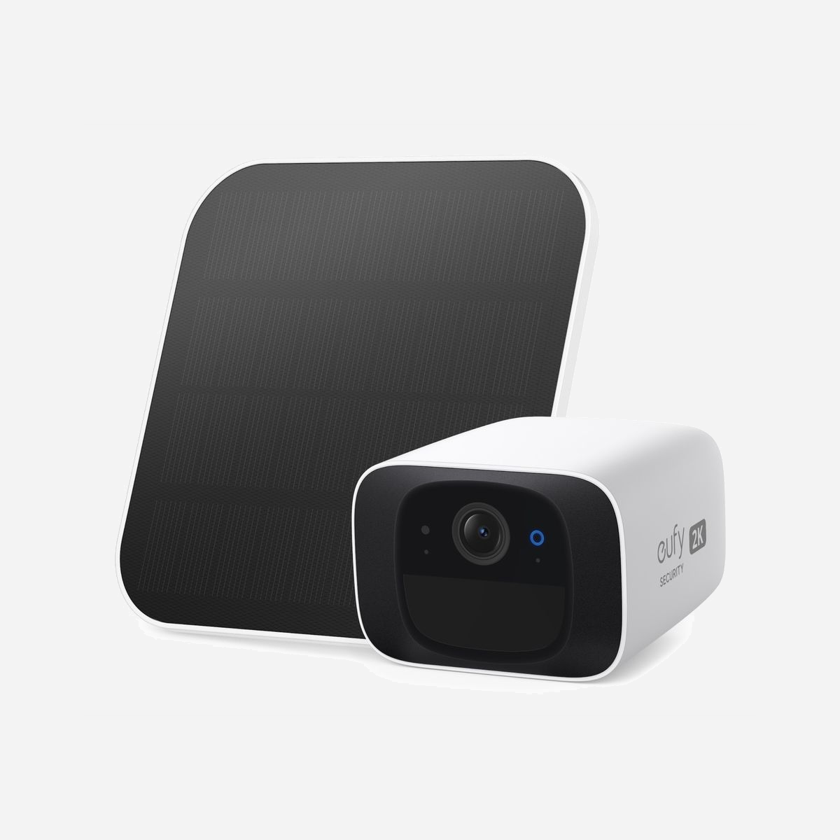 Eufy SoloCam C210 Caméra de Sécurité IP Extérieure Sans Fil, IP67, Batterie Lithium-Ion, WLAN, Détection de Mouvement, Mémoire Flash 8Mo. Montage Plafond/Mur. - Eufy SoloCam C210. Type: Caméra de sécurité IP, Installation prise en charge: Extérieure, Technologie de connectivité: Sans fil. Type de montage: Plafond/mur, Couleur du produit: Blanc, Code (IP) Internationale Protection: IP67. Mémoire flash: 8 Mo. Interface: WLAN. Type de source d'alimentation: Batterie, Consommation électrique: 3 mA, Technologie batterie: Lithium-Ion (Li-Ion)