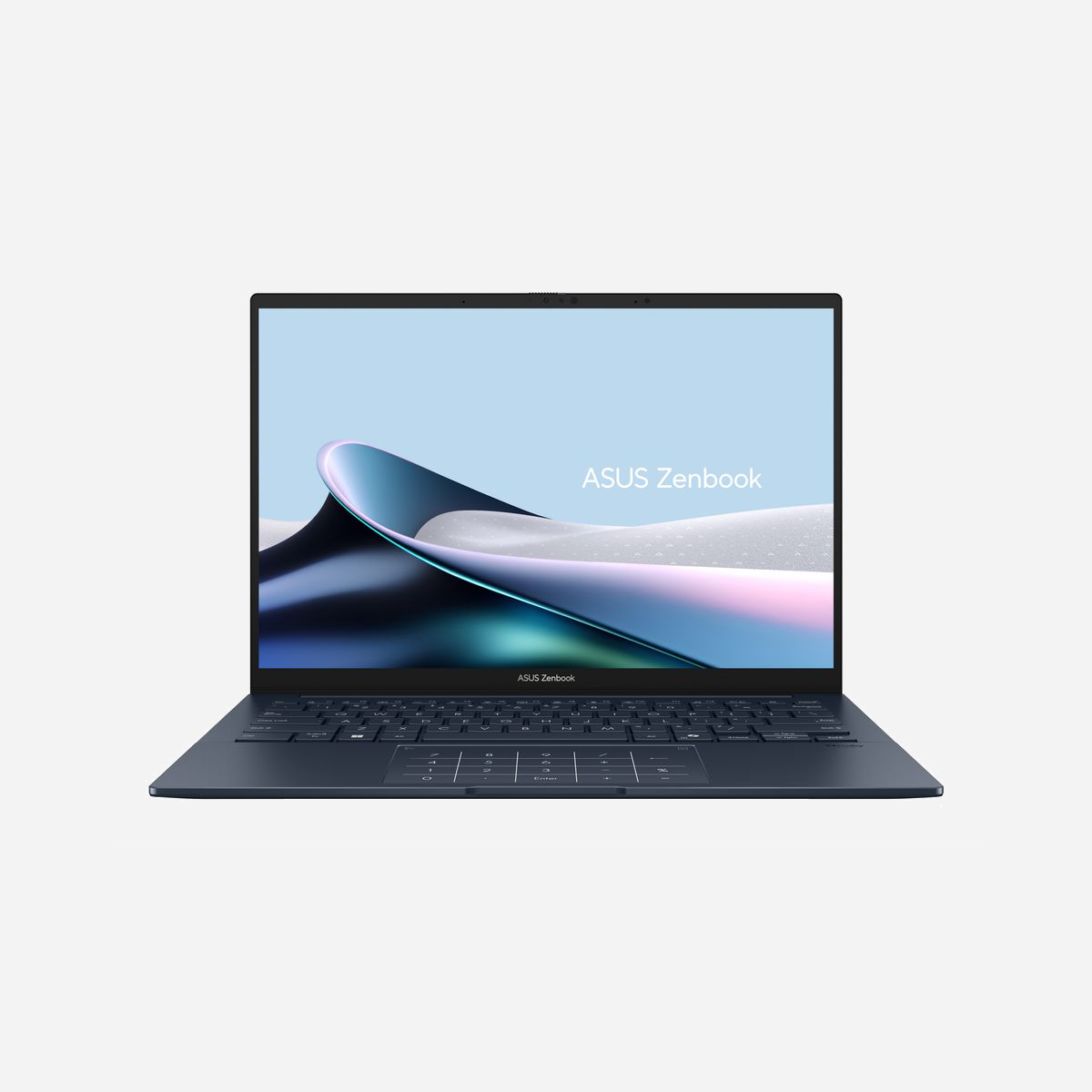 ASUS Zenbook 14 OLED (90NB14W3-M00UB0) - Intel Core Ultra 5 225H, 16Go LPDDR5x, 512Go SSD NVMe PCIe 4.0, Intel Arc Graphics, Écran tactile 14" WUXGA OLED, Windows 11 Pro, Ponder Blue - Allez plus loin avec le Zenbook 14 OLED remarquablement élégant – l'ordinateur ultra-portable ultime qui élève la sophistication à un tout autre niveau. Profitez de chaque instant grâce à la batterie améliorée à durée de vie prolongée, amplifiez votre efficacité avec le processeur Intel® Core™ Ultra de haut niveau série 1 et la carte graphique Intel Arc™, et bénéficiez d'une connectivité sans faille grâce à tous les ports essentiels. Imprégnez vos sens du vif écran tactile ASUS Lumina OLED et des puissants nouveaux haut-parleurs super-linéaires, tout en adoptant l'éco-élégance d'un design respectueux de l'environnement.