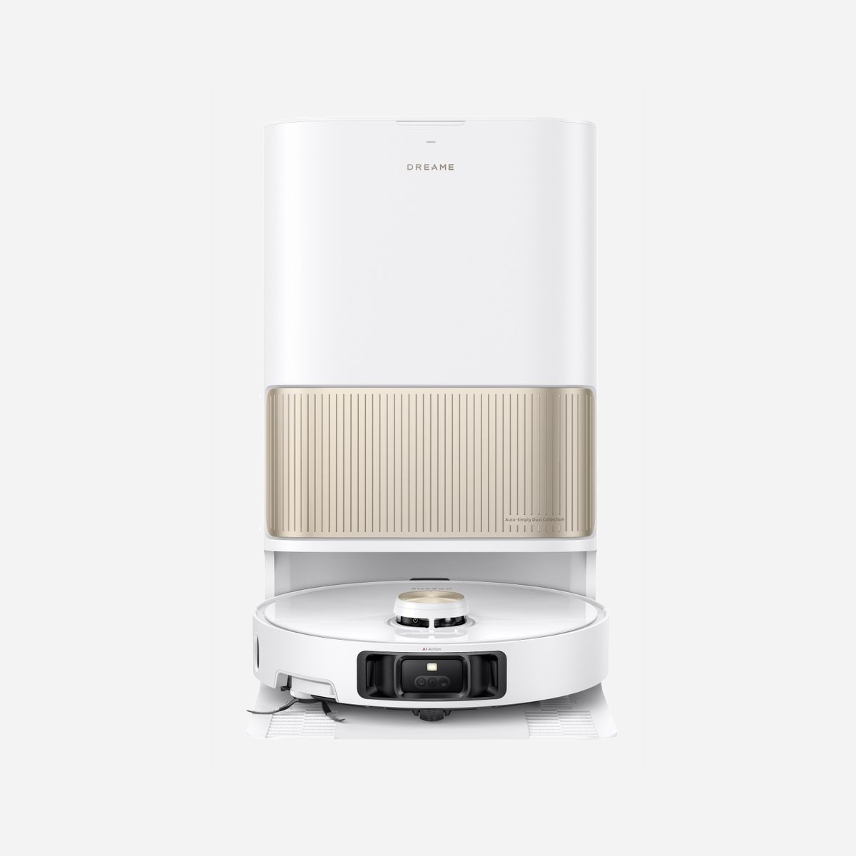 Robot aspirateur-laveur Star Micronics RLL74CE (Dreame L40s Pro Ultra) 19 000 Pa, DuoBrush HyperStream™, Vormax™, PowerDock™, IA TripleUp, détection Smart Dirt 2.0, commande vocale, blanc - <b>L40s Pro Ultra</b><br>Nettoyage complet avec des solutions intelligentes<br><br>Avec une puissance d'aspiration allant jusqu'à 19 000 Pa, le L40s Pro Ultra s'attaque aux saletés les plus tenaces, qu'elles soient sèches ou humides, dans les interstices des sols durs ou les moquettes. La brosse démêlante DuoBrush HyperStream™ exclusive à Dreame élimine 100 % des cheveux emmêlés. Profitez d'une plus grande flexibilité grâce aux fonctionnalités intelligentes accessibles via l'application Dreamehome ou la commande vocale « OK, Dreame ».<br><br><b>Brosse démêlante DuoBrush HyperStream™<br><br>Nettoyage double des sols et de la serpillière basé sur l'IA<br><br>Système d'aspiration Vormax™<br><br>EasyLeap™ franchissement d'obstacles de 40 mm de hauteur<br><br>AceClean™ DryBoard<br><br>Application pratique et commande vocale<br><br>Technologie intelligente pour animaux de compagnie et tapis</b><br><br><b>PowerDock™ multifonctionnel intelligent<br>Nettoyage de diverses surfaces pour une fraîcheur maximale</b><br>TurboForce 6.0 Aspiration puissante et silencieuse<br>Avec sa puissante puissance d'aspiration de 19 000 Pa*, le L40s Pro Ultra ramasse la saleté telle que les chutes de papier, les cheveux et la litière pour chat sur diverses surfaces tout en restant silencieux*.<br><br><b>Absorbe 100 % des particules<br>Élimine 99,99 % des poils</b><br>tableau Puissance d'aspiration (Pa) Autre Rêve Niveau sonore (dBA)<br>Dreame avec un design à bruit réduit<br>Autre<br><br><b>Brosse démêlante DuoBrush HyperStream™ Élimination des poils bouclés – pour un entretien minimal</b><br>La brosse démêlante HyperStream™ DuoBrush est dotée de deux brosses texturées qui ne laissent aucun poil emmêlé ni poussière lors du nettoyage de vos tapis et des crevasses de vos sols durs*.<br><br><b>Sans saleté dans tous les coins</b><br>Le L40s Pro Ultra peut étendre sa brosse latérale pour ramasser la poussière. Les serpillères peuvent également être rallongées jusqu'à 4 cm* pour éliminer les saletés tenaces, que ce soit sous les lits ou dans les coins.<br>100% Nettoyage complet des bords et des coins*<br><br><b>S'attaque séparément à la saleté sèche et humide</b><br>Grâce à la technologie TripleUp, le L40s Pro Ultra peut soulever et abaisser sa brosse latérale, sa brosse principale et ses tampons d'essuie-glace séparément pour éliminer différents types de saleté.<br><b>Liquides humides et séchés</b><br>Les brosses principales et latérales* sont relevées et le tampon d'essuyage est abaissé pour garder la brosse sèche et empêcher les odeurs de s'accumuler dans le bac à poussière.<br><b>Glissez simplement</b><br>Des morceaux de papier ou de la terre sèche<br>Les patins d'essuie-glace sont relevés et les brosses principales et latérales sont abaissées pour protéger les tapis et moquettes de l'humidité.<br>Juste sucer<br>Des stratégies intelligentes pour plus de confort<br><br><b>"Ok, Dreame" Commande vocale claire et directe</b><br>Vous pouvez démarrer, mettre en pause ou programmer le nettoyage avec une simple commande vocale, sans avoir à prendre votre smartphone.*<br>EN, FR, DE, IT, RU, KO*<br><br><b>Des chambres impeccables, des animaux heureux</b><br>Le L40s Pro Ultra se déplace en toute sécurité dans votre maison et est même adapté aux animaux. Il détecte et évite les obstacles (gamelles, litières), les personnes et les animaux. Les zones évitées sont ensuite nettoyées.<br><br><b>Premier nettoyage particulièrement minutieux</b><br>La fonction « Premier nettoyage en profondeur » est recommandée dès la première mise en marche. Elle permet de passer automatiquement du mode aspirateur au mode serpillière, et de vidanger automatiquement plus fréquemment pour éliminer efficacement la poussière et la saleté, garantissant ainsi un nettoyage optimal dès le départ.<br><br><b>Détection avancée de la saleté pour un nettoyage intelligent</b><br>La technologie Smart Dirt Detection 2.0 de cet aspirateur robot lui permet de détecter un grand nombre de saletés solides et liquides courantes et d'adapter intelligemment ses stratégies de nettoyage en conséquence.<br>Saleté solide : Empreintes de pas, taches de chocolat, épices<br><br><b>Nettoyage précis à double balai*</b><br>Après le nettoyage, la station d'accueil utilise un capteur de couleur pour déterminer le degré de saleté de l'eau sale. Si l'eau est trop trouble, les serpillères sont lavées à nouveau avant le deuxième cycle de nettoyage, garantissant ainsi un nettoyage constant de vos sols avec des serpillères propres.<br><br><b>Nettoyage intensif du double sol*</b><br>Après un double nettoyage, cet aspirateur robot peut cibler les zones déjà tachées avant de passer au reste de la pièce. Il gagne ainsi en efficacité en ciblant les zones nécessitant un second nettoyage, tout en simplifiant le nettoyage des autres zones.