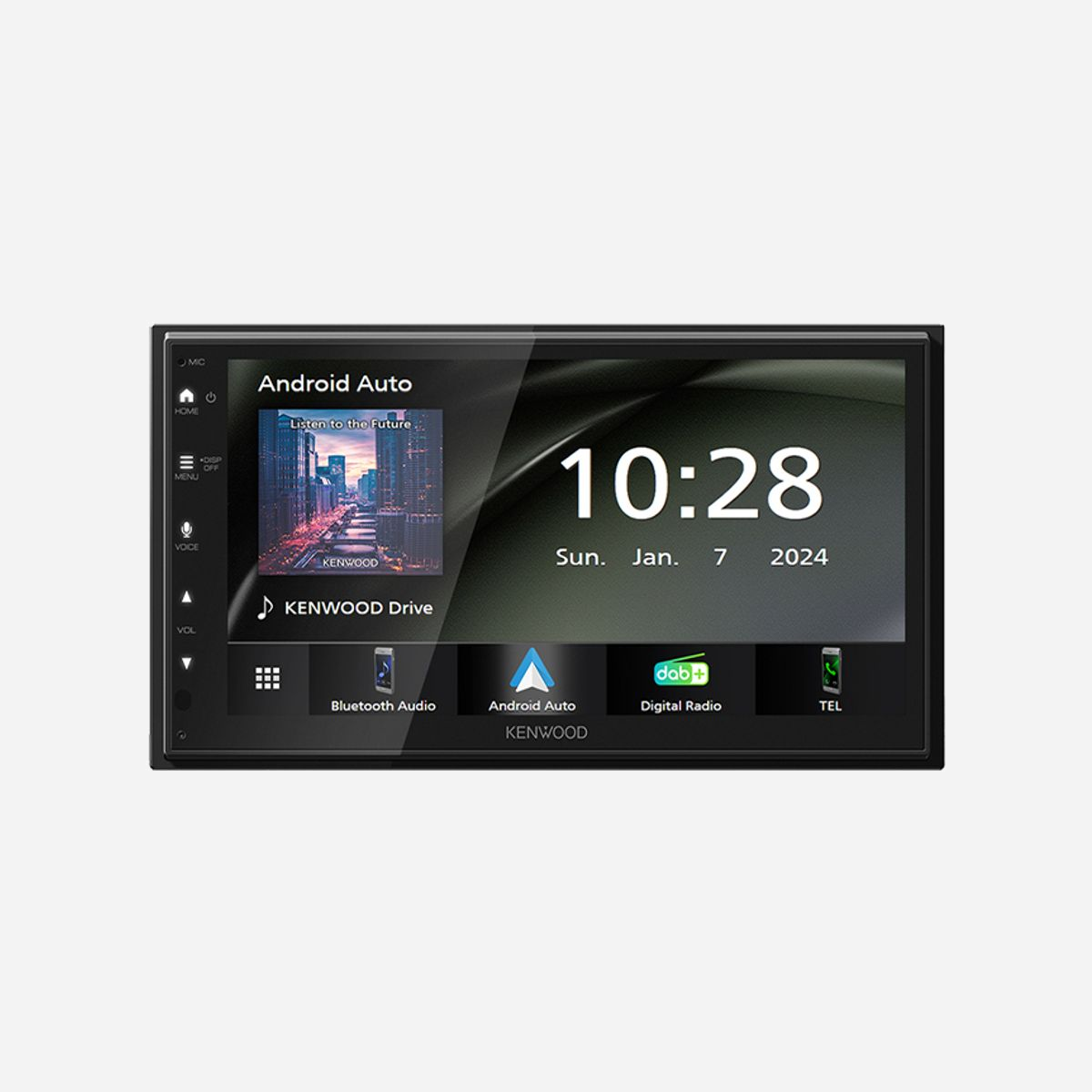 Récepteur Multimédia Auto JBL DMX6523DABS 2 DIN, Écran Tactile 6.8" LCD, Wi-Fi 5, Bluetooth 5.0, USB 2.0, DAB/DAB+/FM, Android Auto/Apple CarPlay - Kenwood DMX6523DABS. Couleur du produit: Noir, Format DIN: 2 DIN, Puissance maximum par canal: 50 W. Formats audio pris en charge: AAC, FLAC, MP3, OGG, WAV, WMA, Format vidéo pris en charge: H.264, MKV, MPEG, MPEG1, MPEG2, MPEG4, WMV. Type d'écran: LCD, Type d'écran tactile: Capacité, Taille de l'écran: 17,3 cm (6.8"). Standards wifi: 802.11a, Wi-Fi 4 (802.11n), Wi-Fi 5 (802.11ac), Fréquence Wi-Fi: 5 GHz, Bande Wi-Fi: Bi-bande (2,4 GHz / 5 GHz). Type de bandes supportées: AM, DAB, DAB+, FM, Bande FM: 87,5 - 108 MHz, Sensibilité à l'utilisation FM: 5 dBf
