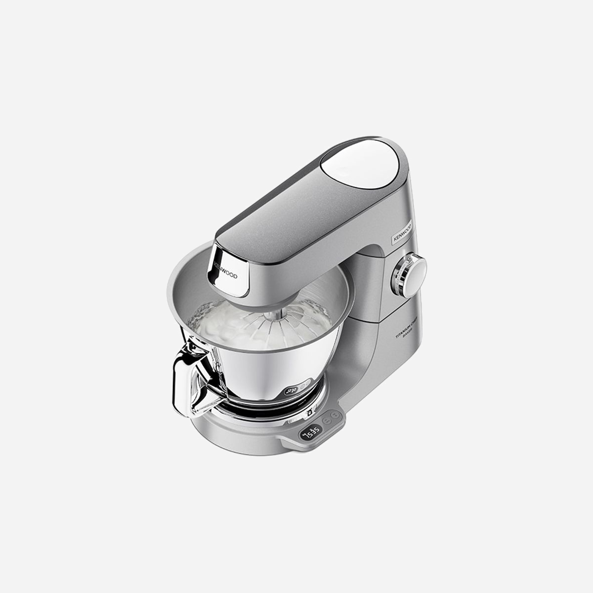 Robot Mixer Kenwood KVC85.004SI, 1200W, Bol 5L, Acier Inoxydable, Pétrissage, Mélange, Vitesse Variable, Rotation Planétaire, Écran, Lave-Vaisselle - Kenwood KVC85.004SI. Type: Robot mixer, Couleur du produit: Acier inoxydable, Fonctions de mixage: Pétrisseur, Mélange, Mélange. Puissance: 1200 W. Largeur: 315 mm, Profondeur: 395 mm, Hauteur: 225 mm