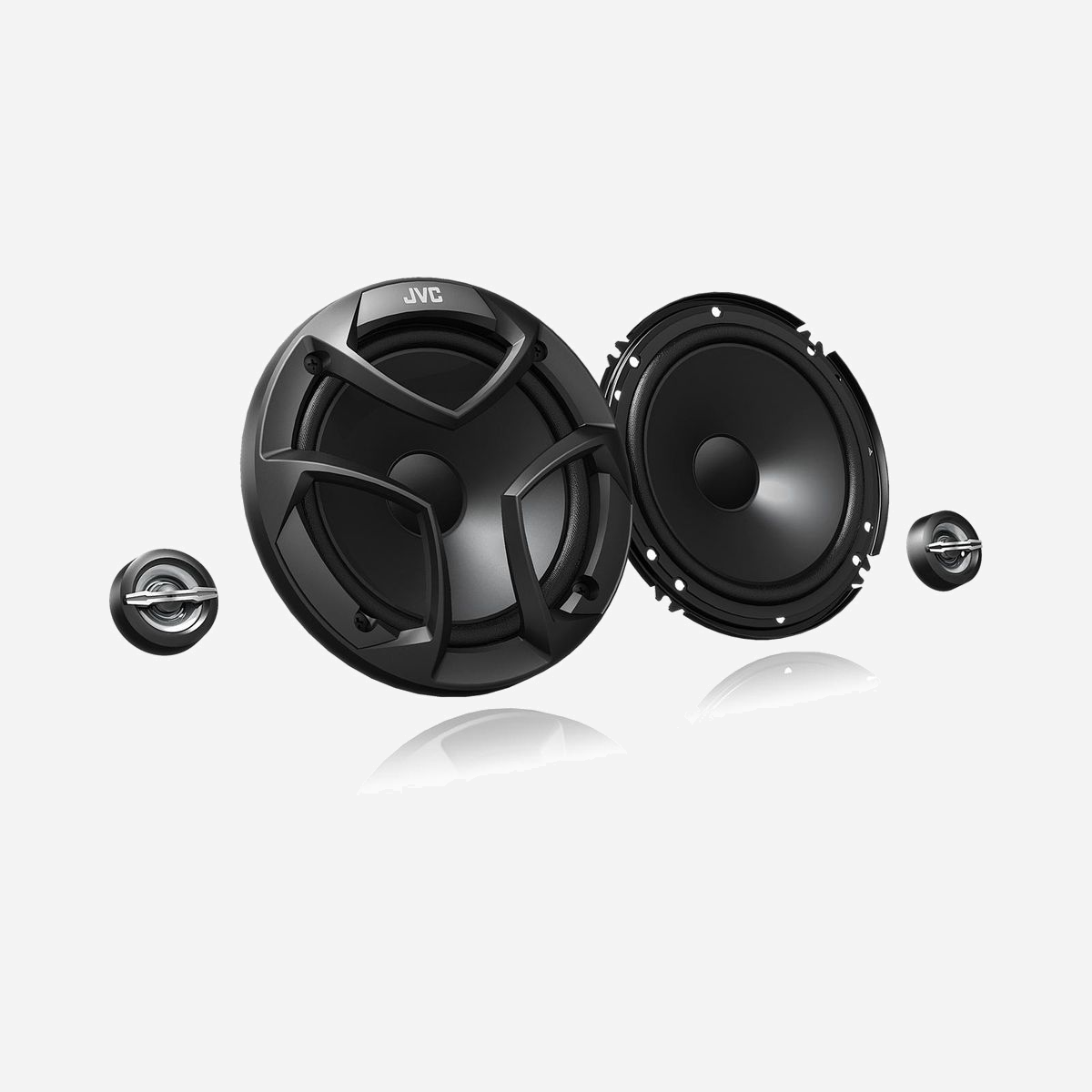 Enceinte Coaxiale 2-Voies Amazfit CS-JS600, 16cm, 300W Crête, 30W Nominale, 4 Ohm, 92dB, 35-22000Hz, Tweeter 2.5cm, Aimant Ferrite 102g, Profondeur 4.3cm - Haut-Parleurs coaxiaux 2 voies, 16 cm