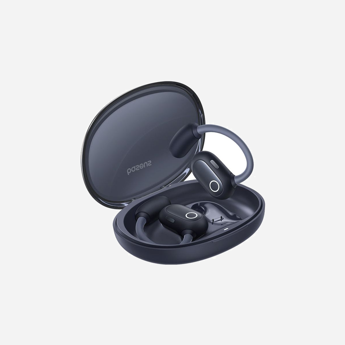 Baseus Eli Sport 1 Casque sans fil Bluetooth 5.0 avec crochets auriculaires USB Type-C 10m Noir 84g - Le casque Baseus Eli Sport 1 allie légèreté (84 g) et robustesse avec sa certification IPX4 pour résister aux éclaboussures. Idéal pour le sport ou les déplacements, il offre une autonomie de 7,5 h en lecture continue, extensible à 30 h avec son boîtier de chargement. Son Bluetooth 5.3 garantit une connexion stable jusqu’à 10 m, tandis que les crochets auriculaires et le microphone intégré assurent un maintien confortable et des appels clairs. Rechargeable via USB Type-C, il est compatible avec tous vos appareils.