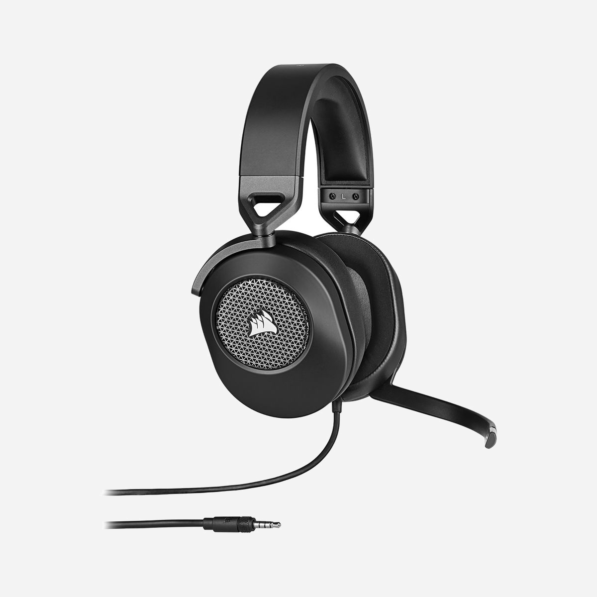 Casque Corsair HS65 SURROUND avec son Dolby Audio 7.1, transducteurs 50mm néodyme, micro omnidirectionnel, structure aluminium, compatible PC/Mac via USB ou jack 3.5mm - Le casque Corsair HS65 SURROUND allie confort et performance pour les gamers exigeants. Ses transducteurs 50mm en néodyme et le son Dolby Audio 7.1 offrent une immersion totale, tandis que le micro omnidirectionnel certifié Discord assure des communications claires. La structure en aluminium et les oreillettes en mousse à mémoire de forme garantissent une durabilité et un confort prolongé, même lors de longues sessions. Compatible PC/Mac via USB ou jack 3.5mm, il s’intègre facilement à votre configuration. Avec le logiciel iCUE, personnalisez votre profil audio via SoundID pour un son adapté à vos préférences, sans réglages complexes.