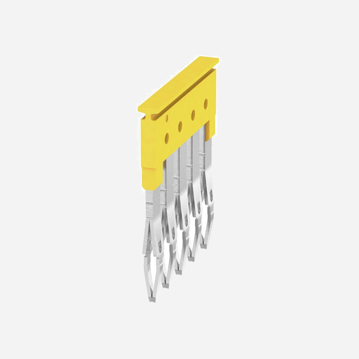 Weidmüller ZQV 2.5/5 Jaune Wemid 24A RoHS 2.8x27.6mm 3.9g 20 pièces - Le connecteur Weidmüller ZQV 2.5/5 en Wemid jaune offre une solution fiable pour les applications électriques exigeantes. Conçu pour supporter un courant de 24 A, il résiste à des températures extrêmes (-60 à 130 °C), garantissant une performance stable dans des environnements industriels variés. Sa conformité RoHS assure une utilisation respectueuse de l'environnement, tandis que ses dimensions compactes (2,8 x 27,6 mm) et son poids léger (3,9 g) facilitent l'intégration dans des espaces réduits. Livré en lot de 20 pièces, ce composant est idéal pour les installations nécessitant une connectivité robuste et durable.