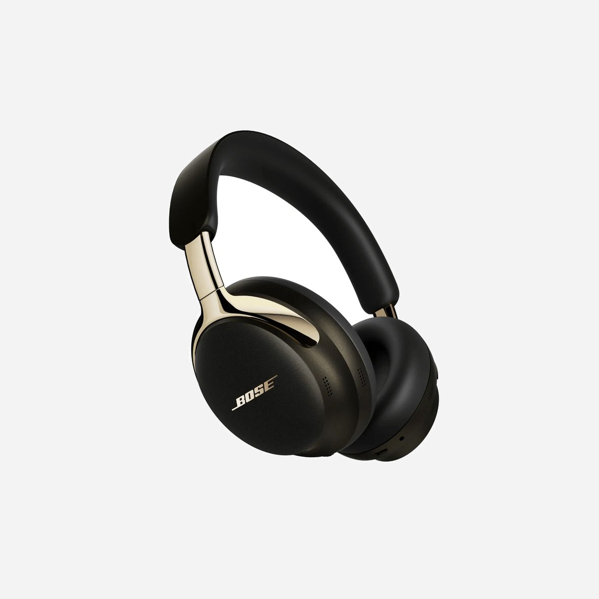 Casque Bose 890101-0400 Sans fil Bluetooth Arceau Appels/Musique Noir Or 10m 481g - Le casque Bose 890101-0400 allie design élégant en noir et or Desert Gold à une technologie audio avancée. Avec sa connectivité Bluetooth 5.4 et une portée de 10 m, il offre une liberté de mouvement pour les appels et la musique. La réduction active de bruit et les microphones intégrés garantissent des conversations claires, même en environnement bruyant. Son autonomie de 30 heures et sa recharge USB-C en 3 heures en font un partenaire fiable pour les longues journées. Légers (481 g) et confortables grâce à leur sangle réglable et leurs coussinets circum-auraux, ces casques s'adaptent à un usage professionnel ou personnel. Le câble audio amovible et le boîtier de transport inclus complètent l'expérience.