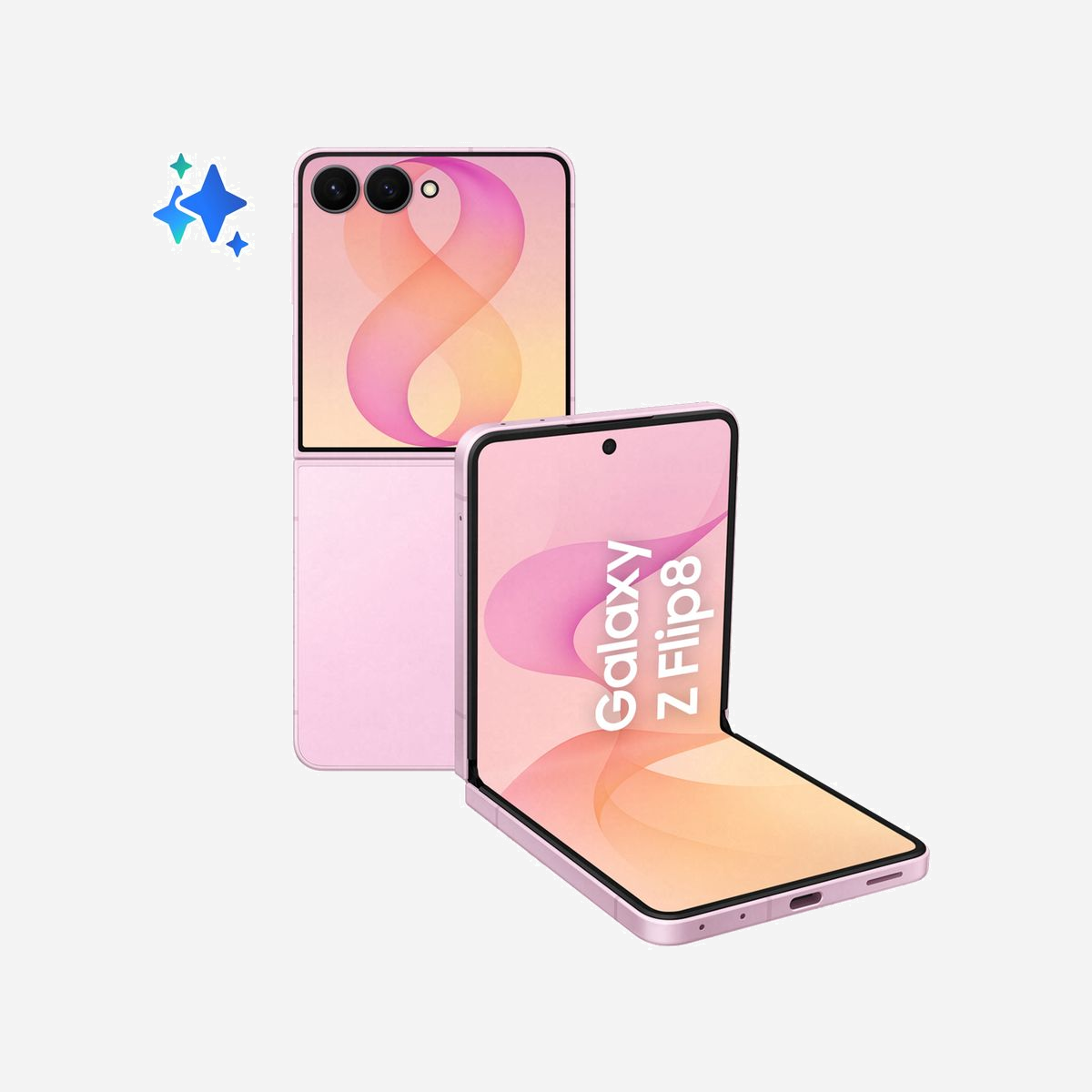 Samsung Galaxy Z Flip8 6.9" 5G 12GB RAM 256GB 4300mAh Double SIM USB-C Android - Le Samsung Galaxy Z Flip8 allie compacité et performance pour les professionnels en déplacement. Son design ultra-fin et léger se glisse partout, tandis que son écran Dynamic AMOLED 2X 120 Hz offre une qualité d'affichage exceptionnelle, même en extérieur grâce à sa luminosité de 2600 cd/m². La FlexCam et le double écran optimisé simplifient la création de contenu : selfies mains libres, vidéos stabilisées avec Verrouillage horizontal, ou double enregistrement pour des perspectives dynamiques. Le capteur 50 Mpx et l'IA intégrée garantissent des photos et vidéos professionnelles, avec des effets comme le bokeh stéréo ou la Super Stabilité. Propulsé par un processeur Exynos 2600 10 cœurs et 12 Go de RAM, il gère multitâche et applications exigeantes sans ralentissement. La batterie 4300 mAh et la recharge sans fil assurent une autonomie adaptée aux journées intenses. Android et One UI 9 offrent une expérience fluide et personnalisable, même sur l'écran externe. Idéal pour les utilisateurs mobiles exigeants, ce smartphone 5G double SIM combine innovation et praticité.