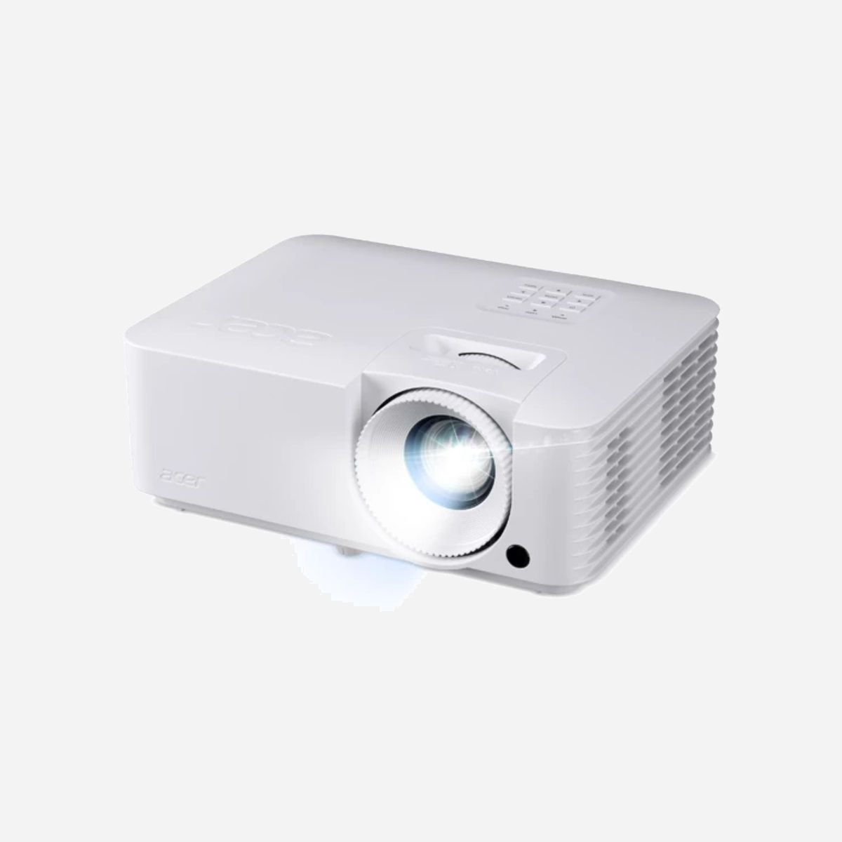 Acer Vero PL2535pi Projecteur DLP 5500 ANSI lumens 1080p (1920x1080) Lampe 20000h 3D Blanc - Le projecteur Acer Vero PL2535pi allie performance et durabilité pour des présentations professionnelles ou un home cinema immersif. Avec 5500 ANSI lumens et une résolution Full HD 1080p, il offre une image nette et lumineuse, même en environnement éclairé. Sa lampe longue durée (20 000 h en mode standard, 30 000 h en éco) réduit les coûts de maintenance. La technologie DLP et la compatibilité 3D élargissent les usages, tandis que les 2 ports HDMI simplifient les connexions. Léger (2,9 kg) et silencieux (29 dB en mode éco), il s’adapte à tous les espaces grâce à ses modes de projection (plafond, avant, arrière) et sa correction de trapèze ±30°. Idéal pour les salles de réunion ou les installations fixes.