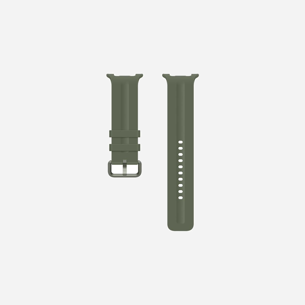 Bande Samsung Watch9 Sport M/L Olive pour montre connectée compatible Android et Wear OS - <p>La Samsung Watch9 Sport Band M/L en couleur olive allie design sobre et fonctionnalité pour les utilisateurs de Galaxy Watch9. Conçue pour un usage quotidien, cette bande unisexe réglable s’adapte parfaitement aux poignets de taille M/L, offrant un confort optimal sans compromis sur le style. Légère (14 g) et résistante, elle se fixe facilement pour un changement rapide. Sa compatibilité exclusive avec la Galaxy Watch9 garantit une intégration fluide, tandis que sa garantie de 2 ans renforce la confiance dans sa durabilité. Idéale pour les professionnels actifs ou les amateurs de sport, cette bande discrète s’intègre à tous les environnements.</p>