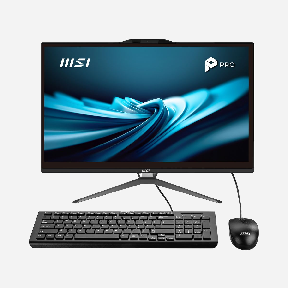 MSI Pro AP222T 14M-428FR PC All-in-One 21.5" FHD Écran tactile Intel Core i5-14400 8 Go DDR4 500 Go SSD Windows 11 Pro Wi-Fi 6E Noir - Le MSI Pro AP222T 14M-428FR est un PC All-in-One conçu pour les professionnels exigeants. Son écran tactile Full HD 21,5" IPS antireflet offre une expérience intuitive et confortable, idéale pour les présentations ou le travail collaboratif. Propulsé par un processeur Intel Core i5-14400 (10 cœurs, 16 threads) et 8 Go de RAM DDR4 extensible à 64 Go, il gère aisément le multitâche et les applications métiers. Le SSD NVMe de 500 Go garantit des temps de chargement rapides et un stockage performant. Avec Windows 11 Pro, Wi-Fi 6E et Bluetooth 5.2, il s’intègre parfaitement aux environnements professionnels modernes. Ses ports variés (USB, HDMI, RJ-45) et sa caméra HD avec volet de confidentialité en font un outil polyvalent et sécurisé pour les entreprises.