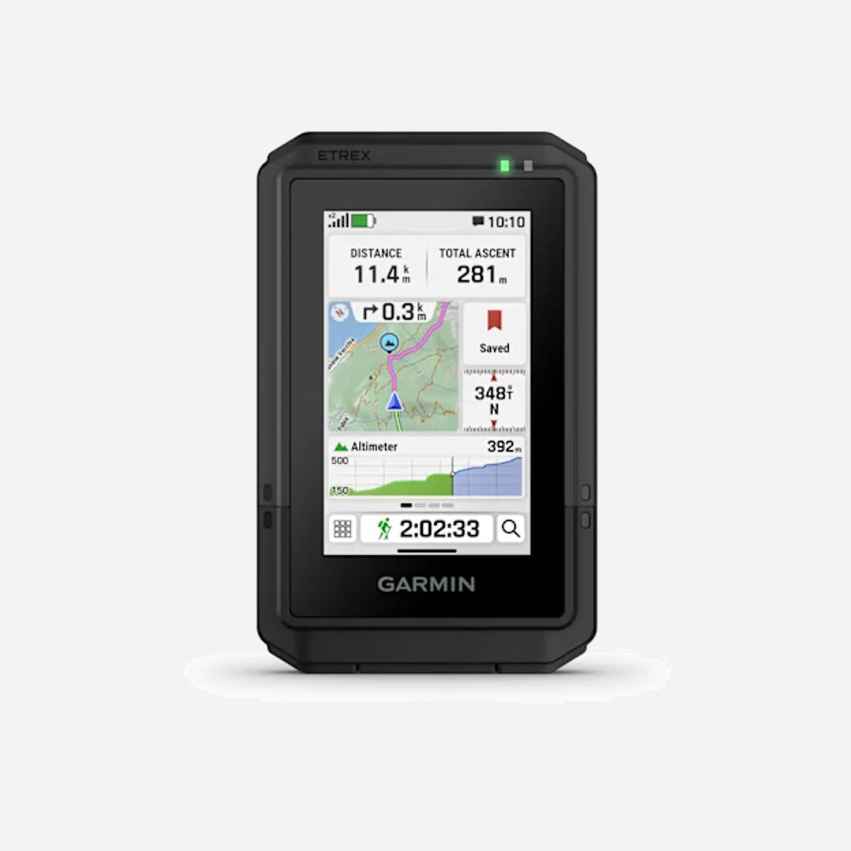 Garmin eTrex Touch 3" TFT 32 Go USB-C Li-Ion 130h résistant à l’eau noir - Le Garmin eTrex Touch est conçu pour les aventuriers exigeants. Son écran TFT 3" offre une lisibilité optimale, même en plein soleil, tandis que sa résistance IP67 le protège des intempéries. Avec 32 Go de mémoire intégrée, il stocke cartes TopoActive et données personnelles. L'autonomie de 130 heures et la batterie Li-Ion interchangeable assurent une utilisation prolongée sans interruption. Compact (150 g) et robuste, il intègre des fonctions pratiques comme le calcul de surface ou les informations lunaires. Le port USB-C simplifie les transferts de données. Idéal pour la randonnée ou l'exploration.