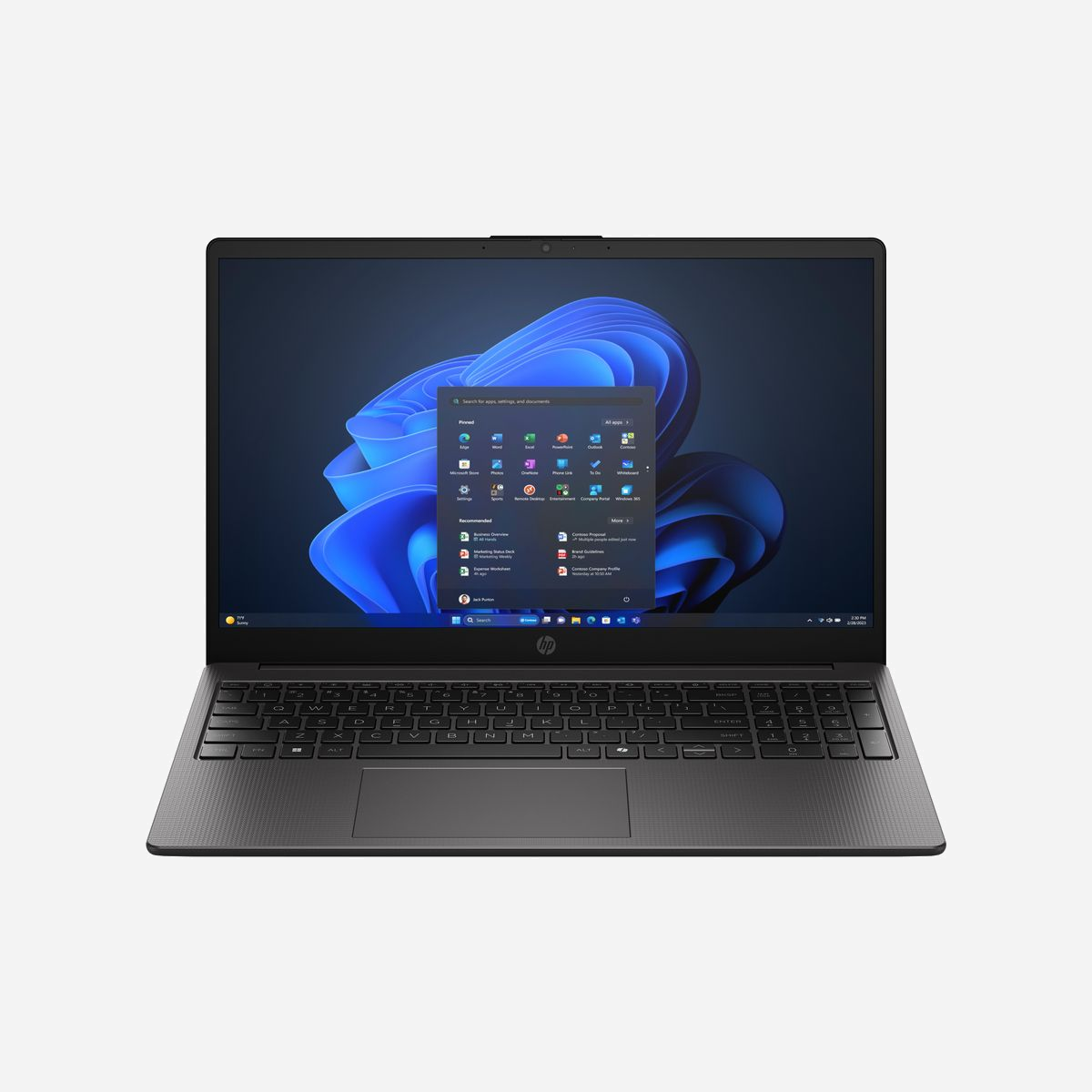 HP 250R G10 Intel Core i3-100U 15.6" FHD 8GB DDR5 512GB SSD Wi-Fi 6 Windows 11 Home noir - Le HP 250R G10 allie performance et mobilité pour les professionnels exigeants. Son processeur Intel Core i3-100U à 6 cœurs, couplé à 8 Go de DDR5 et un SSD NVMe de 512 Go, garantit une réactivité optimale pour le multitâche et les applications bureautiques. L'écran Full HD 15,6 pouces antireflet offre un confort visuel prolongé, tandis que le Wi-Fi 6 et les ports USB-C/HDMI assurent une connectivité moderne. Léger (1,59 kg) et fin, il se transporte facilement. Avec Windows 11 Home préinstallé, une autonomie fiable et un indice de réparabilité de 7,9, ce PC est conçu pour durer. Idéal pour les collaborateurs en déplacement ou en télétravail.