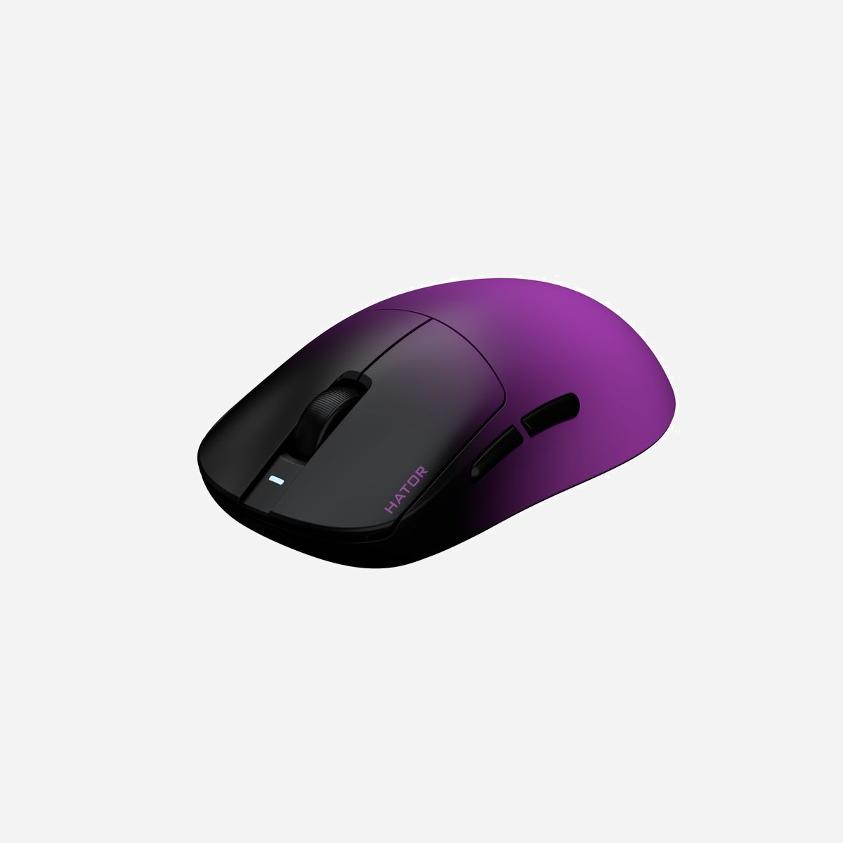 HATOR Quasar 3 Ultima 8K souris gaming droitier optique 30000 DPI RF Wireless Bluetooth USB Type-C noir violet - La HATOR Quasar 3 Ultima 8K allie précision et polyvalence pour les gamers exigeants. Avec son capteur optique PixArt PAW 3950 et une résolution ajustable jusqu’à 30000 DPI, elle offre une réactivité optimale, même dans les situations les plus intenses. Conçue pour les droitiers, elle propose trois modes de connexion : RF Wireless 2.4 GHz, Bluetooth 5.4 et USB Type-C, pour une compatibilité étendue avec Windows, macOS, Linux et même les appareils mobiles. Son autonomie de 96 heures et sa recharge rapide en 2 heures garantissent une utilisation sans interruption. Légère (52 g) et ergonomique avec ses poignées en caoutchouc, elle inclut des pieds glisse optimisés et un étui de transport pour une mobilité totale. Un choix performant pour le gaming comme pour le travail.