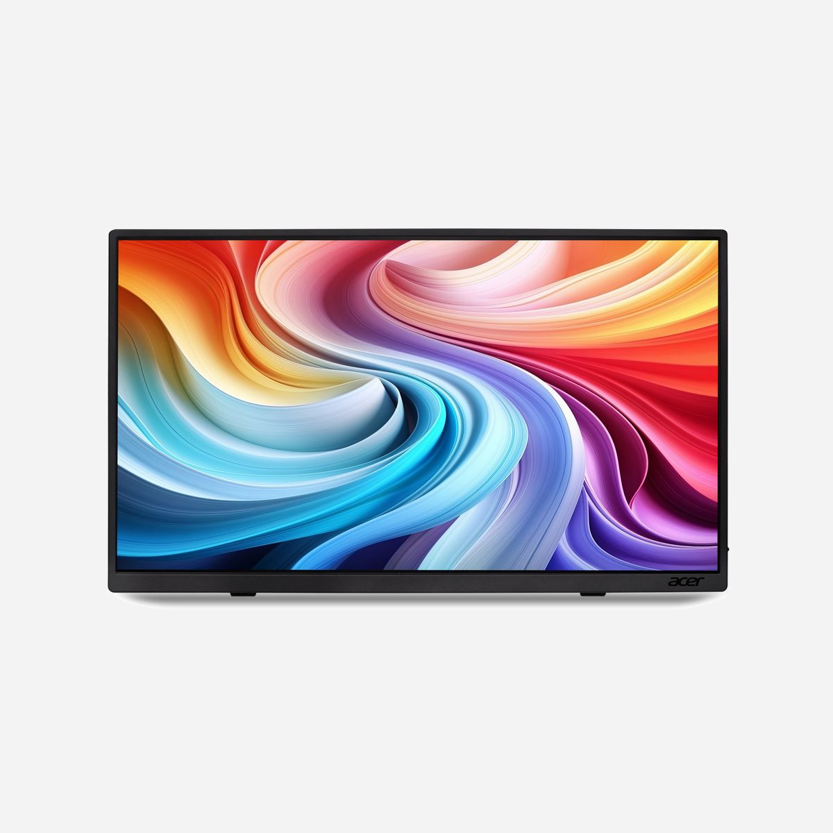 Acer PM161QT Moniteur portable 15.6" LCD Full HD 1920x1080 USB-C Noir VESA 75x75mm - Le moniteur portable Acer PM161QT 15,6" Full HD offre une solution pratique pour étendre votre espace de travail où que vous soyez. Son écran IPS garantit des couleurs fidèles et des angles de vision larges (170°), idéal pour le travail collaboratif ou les présentations. Avec sa connectivité USB-C, il se branche facilement à un PC, Mac ou smartphone pour un affichage instantané sans adaptateur supplémentaire. Léger (1,34 kg) et fin (12,6 mm), il se transporte aisément dans un sac. La norme VESA 75x75 mm permet aussi de le fixer sur un support pour un usage fixe. Parfait pour les professionnels en déplacement, il allie mobilité, qualité d'affichage et simplicité d'utilisation.