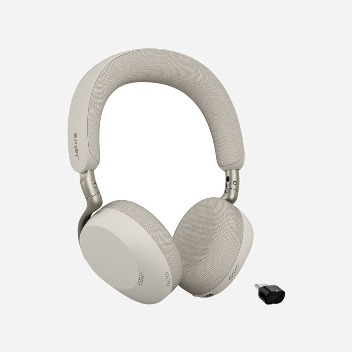 Casque Jabra Evolve2 75 UC sans fil Bluetooth USB Type-C avec Link 390c arceau 20-20000Hz portée 30m gris - Le Jabra Evolve2 75 UC représente la solution audio professionnelle idéale pour les environnements de travail hybrides et les équipes en mobilité. Ce casque sans fil Bluetooth 5.3 à arceau offre une liberté de mouvement exceptionnelle avec une portée de 30 mètres, permettant de rester connecté tout en se déplaçant dans l'espace de travail. Conçu pour les professionnels exigeants, ce modèle binaural délivre une qualité sonore remarquable grâce à ses haut-parleurs de 32 mm couvrant une bande passante de 20 à 20000 Hz. Les 6 microphones intégrés garantissent une clarté vocale optimale lors des visioconférences, tandis que les technologies Jabra PeakStop et IntelliTone protègent votre audition durant les longues journées de communication. L'autonomie constitue un atout majeur avec 22 heures en conversation et jusqu'à 45 heures en lecture audio. La fonction de charge rapide offre 10 heures d'utilisation après seulement 10 minutes de charge, éliminant ainsi les interruptions imprévues. La connectivité USB Type-C via l'adaptateur Link 390c inclus assure une compatibilité universelle avec tous les systèmes d'exploitation professionnels. Certifié Microsoft Teams et compatible avec toutes les principales plateformes de collaboration (Zoom, Google Meet), ce casque s'intègre parfaitement dans votre écosystème numérique. La connexion simultanée de 2 appareils permet de basculer aisément entre ordinateur et smartphone. La fonction HearThrough et les assistants vocaux (Google Assistant, Siri, Alexa) enrichissent l'expérience utilisateur au quotidien. Avec ses 180 grammes et son design ergonomique supra-aural, le Evolve2 75 UC allie confort prolongé et robustesse professionnelle, accompagné d'une housse de transport pour vos déplacements.