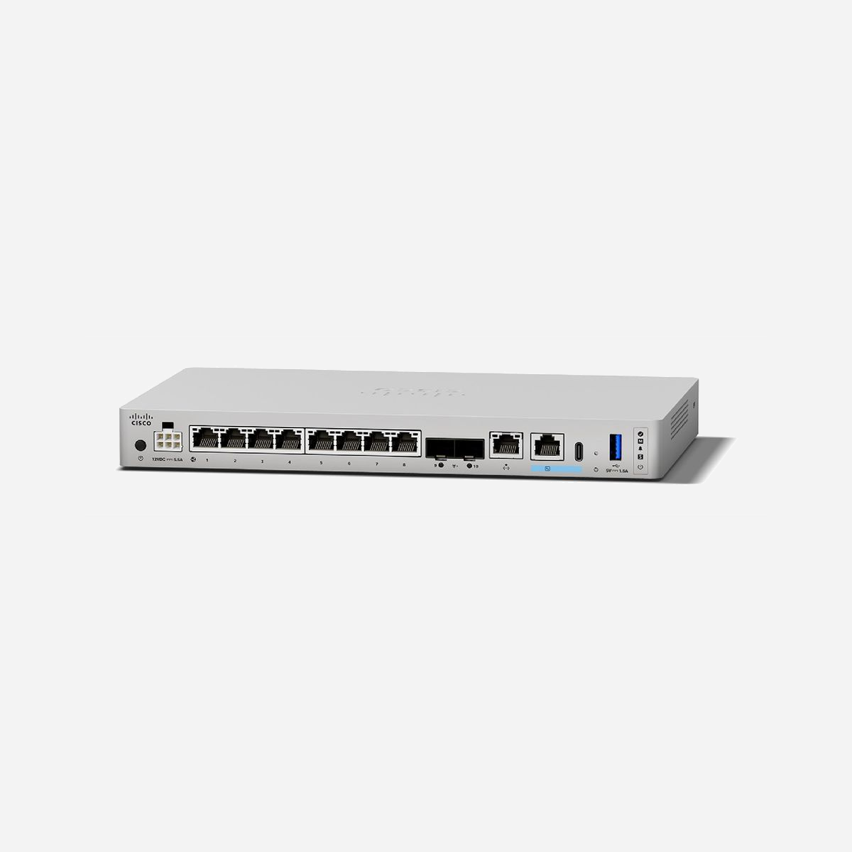 Pare-feu Cisco Secure Firewall 1220 1U 15Gbit/s IPS 9Gbit/s TLS 1500Mo/s 4xSFP+ RJ-45 USB-C IEEE 802.3at - Le Cisco Secure Firewall 1220 constitue une solution de sécurité réseau performante conçue pour protéger efficacement les infrastructures des PME et des sites distants d'entreprises distribuées. Ce pare-feu nouvelle génération au format compact 1U combine puissance de traitement et polyvalence pour répondre aux exigences de sécurité actuelles. Avec un débit pare-feu de 15 Gbit/s et un débit IPS/IDS de 9 Gbit/s, ce modèle assure une inspection approfondie du trafic sans compromettre les performances réseau. L'interception TLS à 1500 Mo/s permet de déchiffrer et analyser le trafic chiffré, essentiel face à la généralisation du HTTPS et aux menaces dissimulées dans les flux sécurisés. La connectivité flexible répond aux besoins variés des environnements professionnels : 4 ports SFP+ pour des liaisons fibre optique à haut débit, console RJ-45 ou USB Type-C pour une administration simplifiée, et 3 ports USB 3.2 pour des extensions ou la sauvegarde de configurations. Le support IEEE 802.3at garantit une alimentation fiable via Power over Ethernet. Le SSD intégré de 480 Go offre une capacité de stockage confortable pour les journaux d'événements, les analyses forensiques et les mises à jour système. Le format 1U optimise l'occupation en baie de brassage, un atout précieux dans les environnements où l'espace est compté. Cette appliance s'intègre naturellement dans l'écosystème Cisco et bénéficie de la plateforme Cisco Secure Firewall Management Center pour une gestion centralisée multi-sites. Idéale pour sécuriser les accès Internet, segmenter les réseaux internes ou protéger les applications critiques, elle répond aux besoins des organisations recherchant une protection avancée contre les cybermenaces modernes.