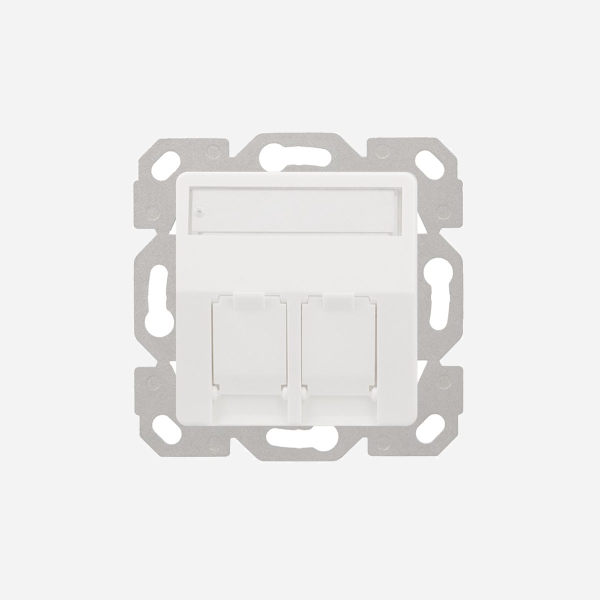 Support LogiLink NK4081 pour modules Keystone 80x80x22mm blanc montage mural pour connecteurs réseau - Le support LogiLink NK4081 constitue une solution professionnelle pour l'installation de modules Keystone dans vos infrastructures réseau. Conçu au format standard 80x80mm, ce boîtier mural blanc s'intègre discrètement dans tous les environnements de travail, des bureaux aux salles de réunion. Ce support offre une flexibilité d'installation remarquable en permettant l'intégration de connecteurs réseau modulaires Keystone. Vous pouvez ainsi configurer vos points de connexion selon vos besoins précis : RJ45 pour Ethernet, fibre optique, HDMI ou USB. Cette modularité facilite les évolutions futures de votre infrastructure sans nécessiter le remplacement complet du support. Son montage mural simplifie le déploiement dans les zones où l'installation de prises encastrées s'avère complexe ou coûteuse. Avec seulement 22mm de profondeur et un poids de 50g, le NK4081 se fixe aisément sur tout type de surface, minimisant l'encombrement tout en garantissant une finition soignée. La conformité aux certifications CE et UKCA atteste du respect des normes européennes et britanniques en matière de sécurité et de qualité. Le boîtier blanc neutre s'harmonise avec les installations électriques standard, assurant une cohérence esthétique dans vos locaux professionnels. Idéal pour les installateurs réseau, les intégrateurs et les services informatiques, ce support LogiLink représente une solution économique et pérenne pour structurer vos points de connexion tout en préservant la possibilité d'adapter votre câblage aux évolutions technologiques.