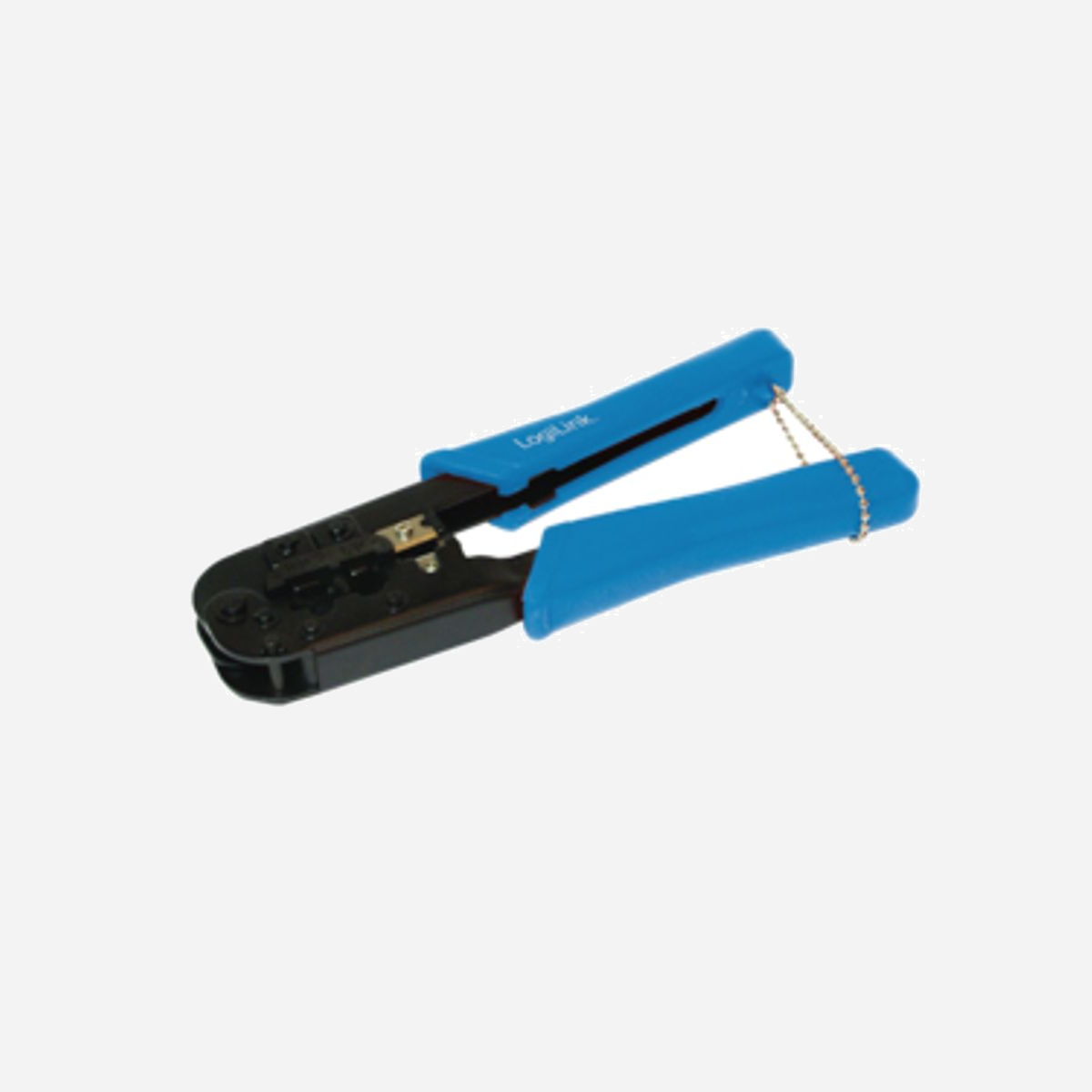 Pince à sertir LogiLink WZ0033 pour câbles réseau RJ45 RJ11 74x190x12mm 205g noir et bleu - La pince à sertir LogiLink WZ0033 s'impose comme un outil indispensable pour tous les professionnels de l'infrastructure réseau et les services informatiques. Conçue pour le sertissage précis des connecteurs RJ45, RJ11 et RJ12, elle répond aux besoins quotidiens des techniciens réseau, installateurs et équipes de maintenance. Son format compact de 74x190x12mm et son poids plume de 205g en font un outil facilement transportable, idéal pour les interventions sur site ou les déplacements fréquents entre différents points d'installation. Elle se glisse aisément dans une sacoche d'outillage sans encombrement superflu. La construction robuste associant métal et plastique garantit une durabilité à long terme, même en usage intensif. Le design bicolore noir et bleu facilite son identification rapide dans une caisse à outils professionnelle. Cet outil polyvalent permet de réaliser des sertissages fiables sur l'ensemble des câblages réseau standards, qu'il s'agisse d'installations Ethernet en RJ45 pour les réseaux informatiques ou de connexions téléphoniques en RJ11 et RJ12. Cette polyvalence évite la multiplication des outils et optimise l'investissement matériel. Particulièrement adaptée pour le déploiement de postes de travail, l'extension de réseaux locaux, la maintenance d'infrastructures téléphoniques ou la création de câbles réseau sur mesure, la WZ0033 constitue un équipement de base pour toute équipe technique intervenant sur des installations de communication filaire.