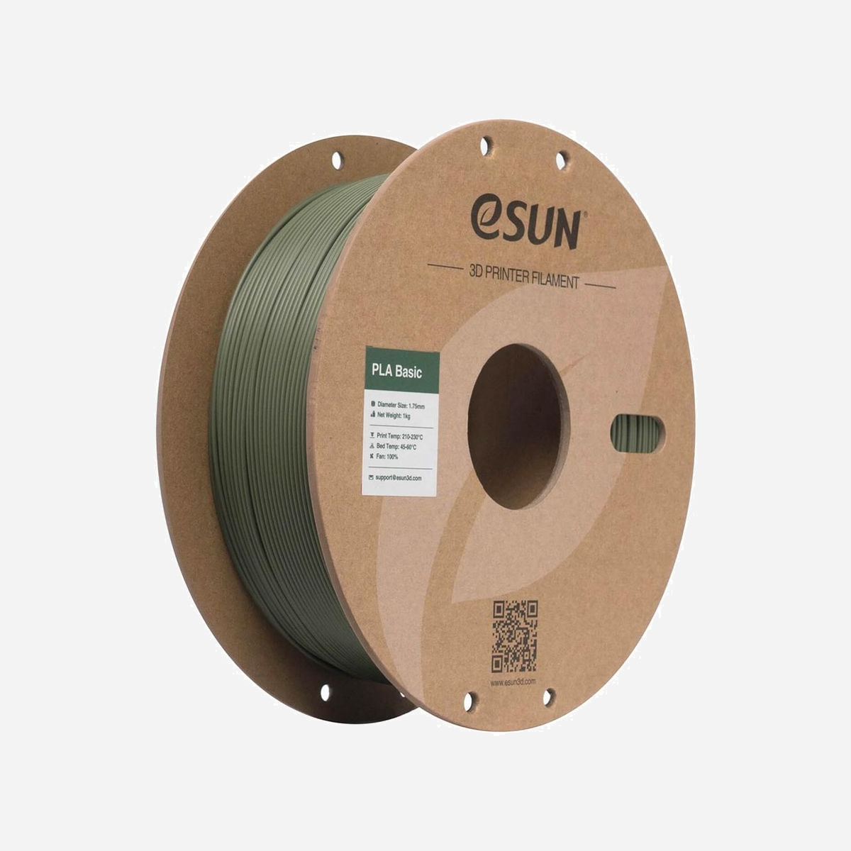 Filament eSUN PLA-BASIC 1.75mm Acide Polylactique Olive 1kg pour impression 3D vitesse 300mm/s - Le filament eSUN PLA-BASIC en coloris Olive représente une solution performante pour vos projets d'impression 3D professionnels et techniques. Conditionné en bobine de 1 kg avec un diamètre standard de 1,75 mm, ce consommable garantit une compatibilité optimale avec la majorité des imprimantes 3D du marché. Conçu en acide polylactique (PLA), ce filament offre une excellente facilité d'utilisation et une adhérence fiable sur le plateau d'impression. Sa formulation PLA-BASIC assure une régularité dimensionnelle constante, réduisant ainsi les risques d'échec d'impression et les temps d'arrêt machine. La vitesse d'impression pouvant atteindre 300 mm/sec constitue un avantage majeur pour optimiser votre productivité. Vous réduisez significativement les délais de fabrication de vos prototypes, pièces fonctionnelles ou séries courtes, sans compromettre la qualité finale. La température d'extrusion maximale de 230°C permet une fusion homogène du matériau et une bonne adhésion entre les couches. Le PLA présente des atouts écologiques appréciables : biosourcé et moins énergivore que d'autres thermoplastiques, il convient parfaitement aux environnements de bureaux et ateliers grâce à ses faibles émissions lors de l'impression. La teinte Olive apporte une finition distinctive à vos réalisations, idéale pour les maquettes architecturales, prototypes industriels ou objets décoratifs nécessitant une esthétique naturelle et sobre. La référence PLA-BASIC175O-OG1Y1 d'eSUN s'adresse aux professionnels recherchant un filament fiable, performant et polyvalent pour leurs applications quotidiennes d'impression 3D.