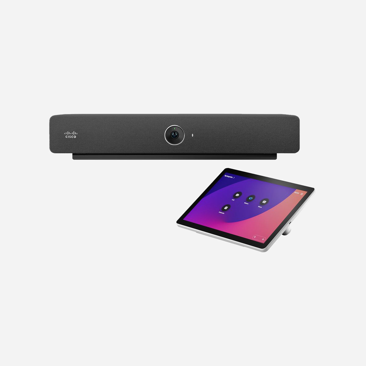 Système de visioconférence Cisco Webex Room Bar 12MP CMOS 4K Ultra HD zoom 5x Ethernet noir CS-BAR-W-C-K9 - Le Cisco Webex Room Bar CS-BAR-W-C-K9 transforme vos espaces de réunion en salles de visioconférence professionnelles de dernière génération. Conçu pour les entreprises exigeantes, ce système tout-en-un intègre une caméra 4K Ultra HD de 12 mégapixels avec capteur CMOS 1/2.3" et un champ de vision horizontal de 95°, garantissant une qualité d'image exceptionnelle même dans les salles de taille moyenne. Le cadrage automatique intelligent détecte et suit les participants en temps réel, assurant une présence visuelle optimale lors de vos échanges. Le zoom numérique 5x permet de s'adapter à différentes configurations de salle sans compromis sur la netteté. La balance des blancs automatique garantit un rendu naturel dans toutes les conditions d'éclairage. L'expérience audio professionnelle repose sur deux haut-parleurs intégrés, un système full-duplex, la formation de faisceau audio et l'annulation d'écho avancée. Vos interlocuteurs bénéficient d'une clarté sonore remarquable, éliminant les désagréments des conversations entrecoupées. La connectivité complète facilite l'intégration dans votre infrastructure existante : 2 sorties HDMI pour écrans multiples, 1 entrée HDMI pour partage de contenu, ports USB Type-A, Type-C et Micro-USB, Ethernet Gigabit et Power over Ethernet. Compatible avec les formats H.263 et H.264, le système s'intègre parfaitement aux environnements de communication unifiée. Compact et élégant avec son design noir sobre, le Room Bar se monte discrètement sous ou sur l'écran. La protection par mot de passe et le couvercle de confidentialité intégré répondent aux exigences de sécurité des entreprises. Idéal pour salles de réunion de 6 à 12 personnes, ce système clé en main simplifie le déploiement de la visioconférence professionnelle.