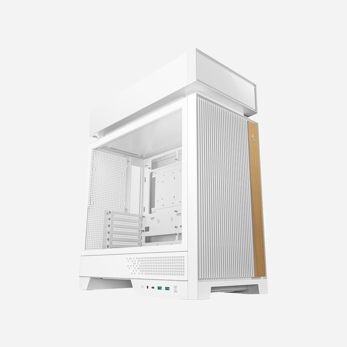 Boîtier PC DeepCool CL660 WH blanc Mini-ITX micro ATX ATX support ventilateurs 120-140mm disques 2.5" 3.5" - Le boîtier DeepCool CL660 WH offre une solution de montage polyvalente et élégante pour les configurations gaming et professionnelles exigeantes. Sa robe blanche immaculée et son panneau en verre trempé apportent une touche de modernité à tout setup, tandis que sa compatibilité étendue garantit une grande liberté de configuration. Conçu pour accueillir les cartes mères Mini-ITX, micro ATX et ATX, ce châssis s'adapte à vos besoins évolutifs. Avec 7 slots d'extension et une longueur maximale de carte graphique de 41,3 cm, vous disposez de la place nécessaire pour intégrer les composants les plus performants du marché. La hauteur sous ventirad de 17,5 cm permet l'installation de solutions de refroidissement air efficaces. Le CL660 WH excelle dans la gestion thermique grâce à ses multiples emplacements de ventilation : 2 ventilateurs de 120 mm préinstallés en partie inférieure, possibilité d'ajouter jusqu'à 3 ventilateurs supérieurs de 120 ou 140 mm, et support pour radiateurs de watercooling jusqu'à 360 mm en position haute. Les filtres anti-poussière facilitent la maintenance et préservent la propreté interne. La connectivité frontale moderne comprend 2 ports USB 3.2 Gen 1 Type-A et 1 port USB 3.2 Gen 2 Type-C, répondant aux standards actuels de transfert rapide. Le système de gestion des câbles optimisé garantit un montage propre et un flux d'air non obstrué. Avec ses 2 emplacements 3.5 pouces et 1 baie 2.5 pouces, ce boîtier offre des capacités de stockage suffisantes pour les bibliothèques de données volumineuses. L'éclairage RGB multicolore intégré aux ventilateurs ajoute une dimension esthétique personnalisable. Robuste et bien pensé, le CL660 WH constitue une base fiable pour assembler une configuration performante et évolutive.