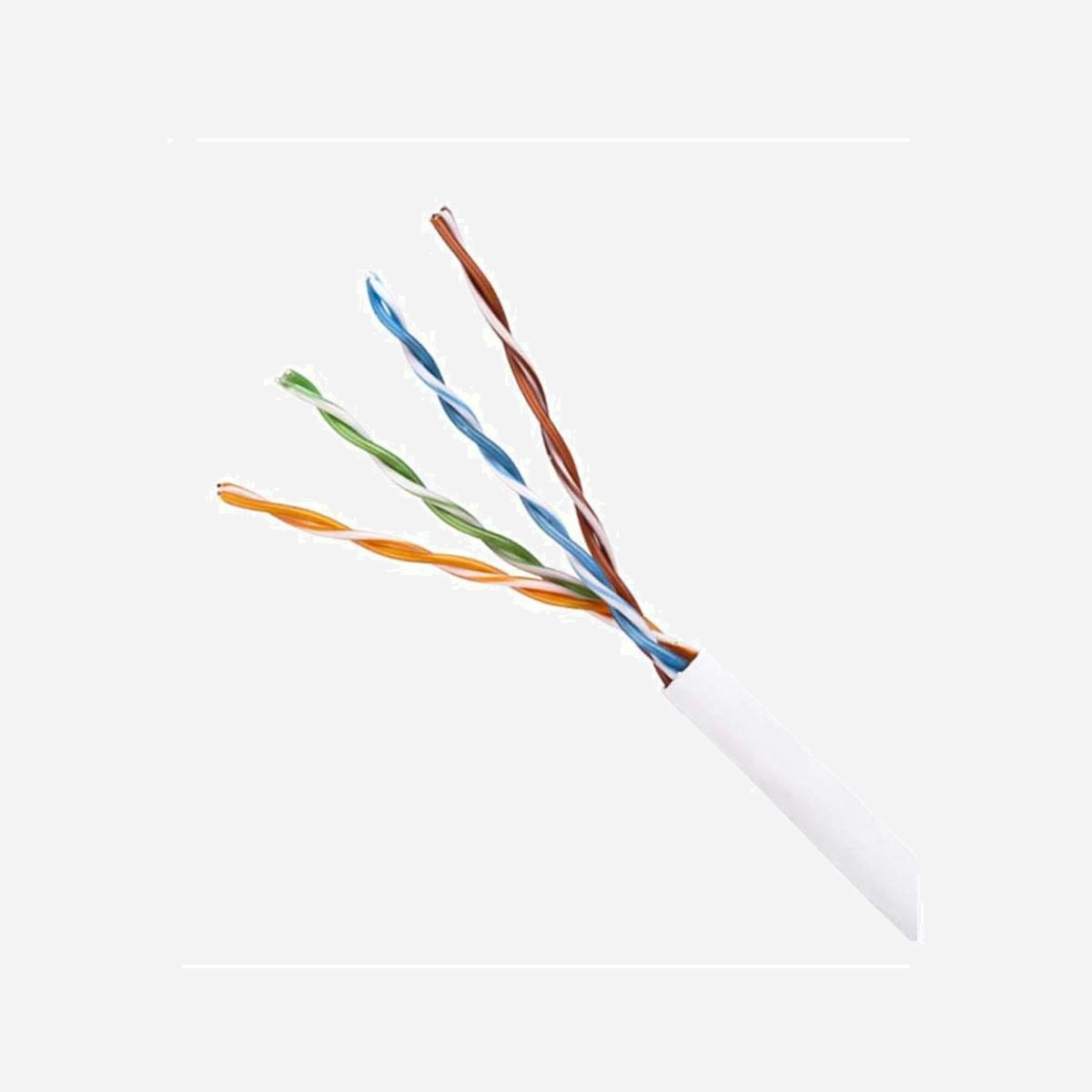 Câble réseau Lanview LVN122004 Cat5e U/UTP 305m blanc 4 paires torsadées conducteurs PE conforme ISO/IEC 11801 - Le câble réseau Lanview LVN122004 Cat5e constitue une solution fiable et économique pour vos projets de câblage structuré en environnement professionnel. Conditionné en bobine de 305 mètres, ce câble blanc U/UTP offre une flexibilité totale pour équiper bureaux, entrepôts ou bâtiments tertiaires sans multiplier les raccords. Conforme aux normes internationales ISO/IEC 11801, EIA/TIA 568B et EN50173-2, ce câble Cat5e garantit des performances stables jusqu'à 100 MHz. Sa construction en 4 paires torsadées avec conducteurs solides en cuivre de calibre AWG 24 et isolation PE assure une transmission fiable des données, de la voix, de la vidéo et des applications multimédia. L'impédance de 100 Ohm et la conception équilibrée des paires réduisent efficacement les interférences électromagnétiques et le bruit, même sans blindage. Idéal pour les réseaux Ethernet rapide jusqu'à 1 Gbit/s sur courtes distances, ce câble répond aux besoins quotidiens des infrastructures informatiques modernes. Son diamètre compact de 5 mm et son enveloppe PVC de classe feu Eca facilitent l'installation dans les chemins de câbles et gaines techniques tout en respectant les exigences de sécurité incendie. La bobine de 305 mètres permet d'optimiser vos coûts en réduisant les chutes et en adaptant précisément les longueurs à votre configuration. Une solution professionnelle éprouvée pour bâtir ou étendre votre infrastructure réseau avec sérénité.