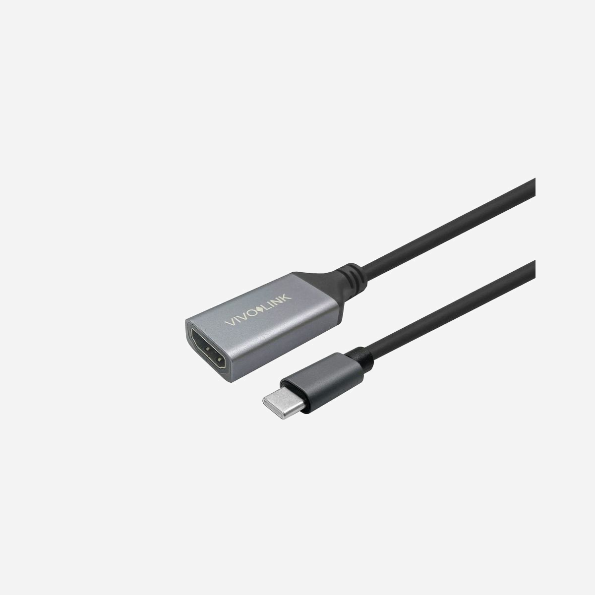 Câble Vivolink PROUSBCHDMIMF1 USB-C vers HDMI 1m 4K@60Hz 18Gbit/s unidirectionnel noir - Le câble Vivolink PROUSBCHDMIMF1 répond aux besoins croissants de connectivité des environnements professionnels modernes. Avec la généralisation des ordinateurs portables équipés uniquement de ports USB-C, ce câble de 1 mètre offre une transition fluide vers les écrans et projecteurs HDMI existants. Conçu pour les professionnels en mobilité, ce câble unidirectionnel USB-C mâle vers HDMI femelle permet de connecter instantanément votre ordinateur portable récent à n'importe quel écran HDMI lors de réunions, présentations ou sessions de travail collaboratif. Plus besoin de multiplier les adaptateurs : une seule connexion suffit. La prise en charge de la résolution 4K à 60Hz garantit une qualité d'image optimale pour vos présentations, tableaux de bord et contenus multimédias. La bande passante de 18 Gbit/s assure une transmission fluide et sans latence, essentielle pour les démonstrations professionnelles et le travail sur des applications graphiques exigeantes. Compact et léger avec ses 60 grammes, ce câble se glisse facilement dans une sacoche d'ordinateur. Sa construction robuste et ses connecteurs droits assurent une connexion fiable et durable, même en usage intensif. Solution idéale pour moderniser vos salles de réunion sans remplacer l'infrastructure HDMI existante, ce câble Vivolink permet aux équipes IT de maintenir la compatibilité avec le parc informatique actuel tout en accompagnant le renouvellement progressif vers les standards USB-C. Un investissement pragmatique pour garantir la continuité opérationnelle de vos espaces collaboratifs.