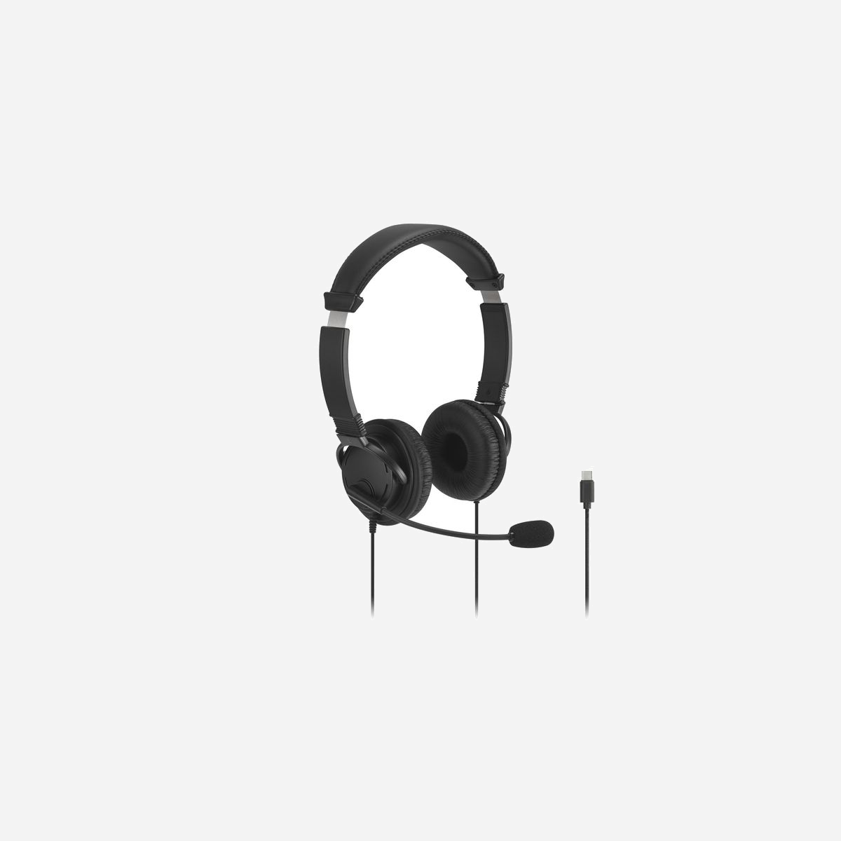 Micro-casque Kensington Classic EQ USB-C stéréo 40mm avec contrôle volume câble tressé 2m anti-bruit - Le micro-casque Kensington Classic EQ USB-C répond aux exigences des environnements professionnels modernes en combinant confort, durabilité et qualité audio. Conçu pour les utilisateurs qui passent de longues heures en visioconférence, en centre d'appels ou en télétravail, ce casque binaural offre une expérience d'utilisation optimale. Son arceau rembourré ajustable et ses écouteurs en mousse recouverts de similicuir garantissent un confort prolongé, même lors de sessions intensives. Le design anti-bruit favorise une concentration maximale et des échanges clairs, tandis que les haut-parleurs stéréo de 40 mm délivrent un son précis pour une communication professionnelle efficace. La connectivité USB-C assure une compatibilité immédiate avec les équipements récents, sans nécessiter d'adaptateur. Les commandes intégrées de volume et de micro permettent des ajustements rapides sans interrompre le flux de travail. Le microphone flexible orientable offre une polyvalence d'utilisation, que vous soyez droitier ou gaucher. La robustesse est au cœur de la conception : le câble tressé en nylon de 2 mètres résiste aux manipulations quotidiennes tout en offrant une liberté de mouvement appréciable. La limite de sortie audio sécurisée protège l'audition lors d'une utilisation prolongée, un atout essentiel pour la santé au travail. Avec 31 pour cent de matériaux recyclés post-consommation dans sa fabrication, ce micro-casque s'inscrit dans une démarche responsable. Un choix rationnel pour équiper vos équipes avec un produit fiable, confortable et durable, offrant un excellent rapport qualité-prix.