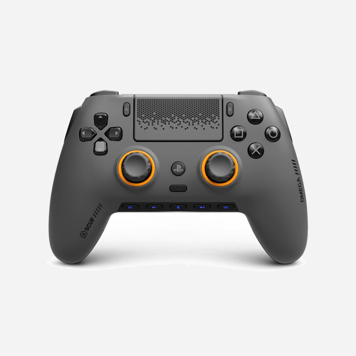 Manette Corsair SCUF Omega Gris Bluetooth/USB 2.4GHz avec palettes arrière joysticks TMR gâchettes instantanées pour PlayStation 5 et PC - La manette Corsair SCUF Omega représente l'aboutissement de 15 années d'innovation dans le domaine de l'e-sport professionnel. Conçue sous licence officielle pour PlayStation 5 et compatible PC, elle intègre l'ensemble des technologies développées aux côtés des joueurs professionnels pour offrir un avantage compétitif décisif. Les palettes arrière personnalisables constituent l'atout majeur de cette manette. Elles permettent d'exécuter les actions essentielles sans jamais retirer le pouce du joystick de visée, un avantage crucial dans les moments décisifs. Entièrement configurables via l'application mobile SCUF, ces palettes peuvent être associées à n'importe quelle commande et sauvegardées dans trois profils distincts. Vous pouvez même télécharger les configurations exactes utilisées par les joueurs professionnels en compétition. La technologie TMR Endurance révolutionne la durabilité des joysticks. Grâce à des capteurs magnétiques sans contact, elle élimine l'usure physique responsable de la dérive qui affecte les mécanismes analogiques traditionnels. Cette innovation garantit une précision constante même après des centaines d'heures de jeu intensif. Les joysticks interchangeables inclus permettent d'adapter la configuration selon votre style : courts pour la réactivité, longs pour la précision, concaves ou bombés selon vos préférences. Les gâchettes instantanées ajustables offrent deux modes distincts. Le mode instantané utilise des interrupteurs mécaniques Omron pour une activation ultra-rapide comparable à un clic de souris, idéale pour les FPS compétitifs. Le mode analogique standard conserve le contrôle graduel nécessaire aux jeux de course ou d'action. Cette polyvalence s'adapte à tous vos titres. Le grip performance texturé assure une prise en main stable lors des sessions prolongées, tandis que les boutons latéraux supplémentaires et les touches G-Keys ajoutent des commandes accessibles sans modifier votre position. L'application mobile permet une personnalisation approfondie : courbes de réponse, zones mortes ajustables jusqu'à 0%, recalibrage des joysticks, et gestion complète de tous les paramètres. La connectivité triple mode s'adapte à toutes les situations : sans fil 2.4 GHz via dongle pour une latence minimale, Bluetooth pour les appareils mobiles, ou USB-C filaire pour la recharge continue. Sur PC, le taux de sondage atteint 1000 Hz en filaire comme en sans fil, garantissant une réactivité optimale. Cette manette s'adresse aux joueurs exigeants qui recherchent performances, durabilité et personnalisation avancée pour transformer leur expérience de jeu compétitif.