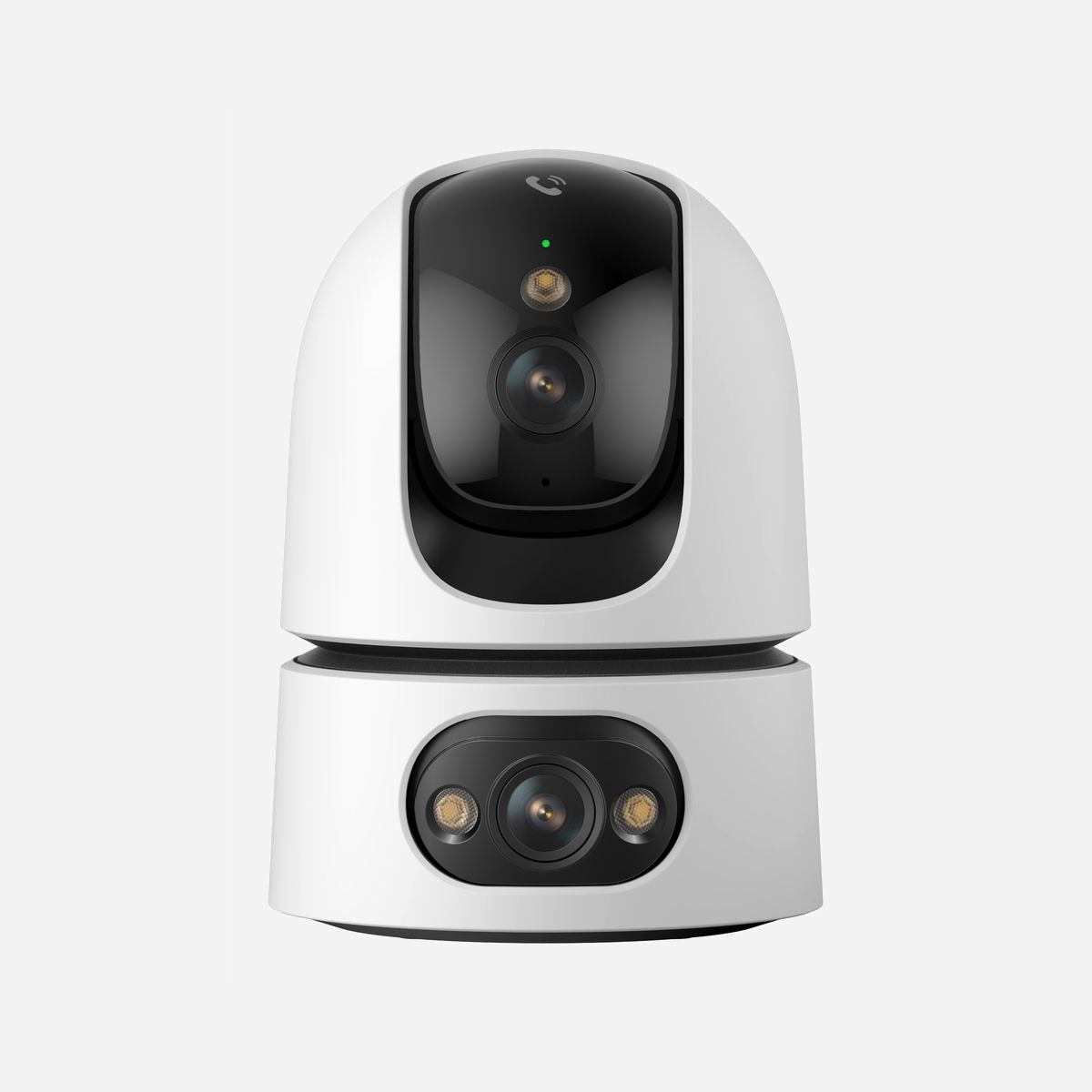 Caméra IP Imou Ranger Dual Pro 10MP 2304x1296 pixels CMOS 1/3" zoom 8x angle 107° intérieure blanc - La caméra IP Imou Ranger Dual Pro 10MP représente une solution de surveillance intérieure performante, conçue pour sécuriser efficacement vos espaces professionnels et résidentiels. Dotée d'une résolution exceptionnelle de 2304 x 1296 pixels et d'un capteur CMOS 1/3", elle capture des images d'une grande netteté, essentielles pour l'identification précise des personnes et des événements. Son système dual avec deux objectifs offre une couverture optimale avec un angle de vision diagonal de 107°, tandis que les fonctions PTZ permettent un panoramique à 355° et une inclinaison de 90°. Le suivi automatique intelligent assure un monitoring continu des mouvements détectés, sans intervention manuelle. La technologie de surveillance vidéo intelligente IVS intègre la détection humaine, la reconnaissance des animaux domestiques et le comptage de personnes, réduisant considérablement les fausses alertes. Le zoom numérique 8x permet d'examiner les détails à distance, complété par une vision nocturne efficace jusqu'à 15 mètres. La connectivité hybride filaire et Wi-Fi 6 garantit une installation flexible selon vos contraintes d'infrastructure. Le système audio bidirectionnel facilite la communication à distance, tandis que la sirène intégrée renforce la dissuasion. Compatible avec les standards de compression H.264 et H.265, elle optimise le stockage sur carte microSD jusqu'à 512 Go. Pilotable depuis votre smartphone Android ou iOS, cette caméra s'intègre parfaitement dans une stratégie de sécurité moderne, offrant surveillance active, archivage local et gestion à distance pour une tranquillité d'esprit totale.