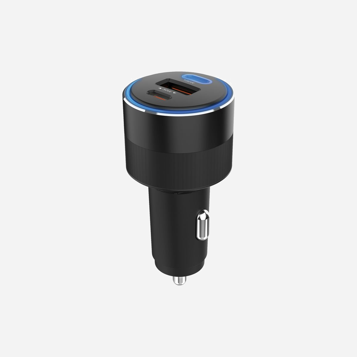 Chargeur voiture Sandberg 3in1 130W USB-C PD 100W avec double port USB-C et USB-A pour smartphone tablette ordinateur - Grâce au Sandberg Car Charger 3in1 130W USB-C PD, vous aurez toujours un port USB sous la main dans votre voiture. Vous obtenez un connecteur USB-C pour la recharge des smartphones, des tablettes et des ordinateurs, ainsi qu'un USB-C PD 100W connecteur ultra-rapide de charge pour charger des périphériques pris en charge. Le chargeur est également compatible avec les périphériques USB standard.