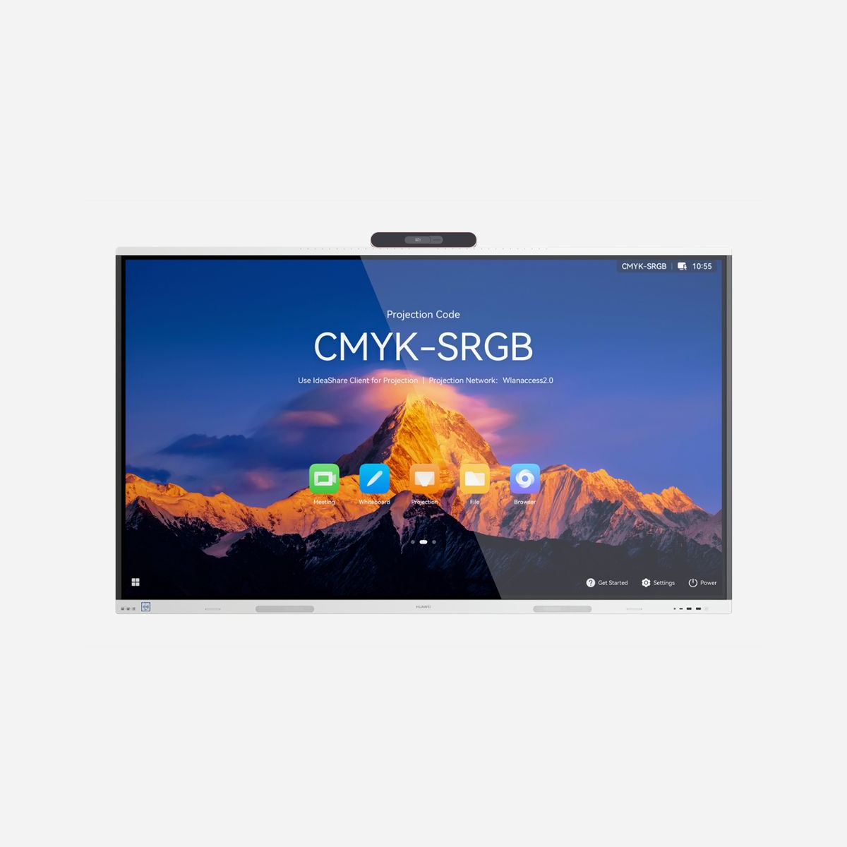 Écran interactif Huawei IHS3-65SA 65" 4K UHD 3840x2160 LED 8GB RAM 128MB Wi-Fi 6 Bluetooth 70W Gris Noir - L'écran interactif Huawei IHS3-65SA 65" transforme vos espaces de réunion et de formation en environnements collaboratifs performants. Avec sa dalle 4K UHD de 3840x2160 pixels et sa diagonale de 165 cm, cet écran tactile offre une surface de travail généreuse et une qualité d'image exceptionnelle pour vos présentations professionnelles. Conçu pour la collaboration moderne, cet écran intègre une caméra 4K avec un champ de vision de 80°, idéale pour la visioconférence. Le système audio professionnel de 70W avec annulation d'écho et contrôle automatique du gain garantit des échanges fluides, même dans les grandes salles. Deux stylets inclus permettent à plusieurs participants d'annoter simultanément les documents affichés. La connectivité complète répond aux exigences des environnements professionnels : Wi-Fi 6 bi-bande pour une connexion sans fil rapide, Bluetooth, Ethernet Gigabit, 3 ports HDMI dont un en sortie, et 2 ports USB Type-C pour une intégration simple avec vos équipements existants. Compatible avec les systèmes Windows, l'écran facilite le partage de contenus depuis différentes sources. Les performances techniques assurent une utilisation intensive : processeur 8 cœurs, 8 Go de RAM, temps de réponse de 5 ms et luminosité de 350 cd/m² pour une lisibilité optimale même en environnement éclairé. Le rétroéclairage LED directe garantit une uniformité d'affichage sur toute la surface. Solution tout-en-un pour salles de réunion, espaces de formation ou showrooms, le Huawei IHS3-65SA stimule l'interactivité et la productivité de vos équipes.