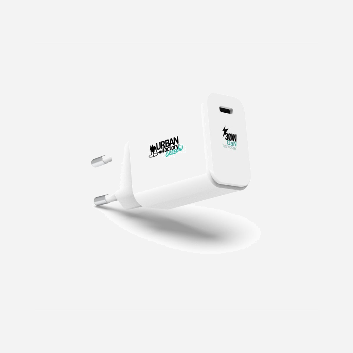 Chargeur Urban Factory WCD95UF-ECO universel secteur 1 port USB Type-C blanc pour appareils mobiles - Le chargeur Urban Factory WCD95UF-ECO répond aux besoins des professionnels et des utilisateurs mobiles recherchant une solution de charge fiable et performante pour leurs appareils équipés d'un port USB Type-C. Avec sa puissance de 30 W, ce chargeur secteur universel assure une recharge rapide et efficace de vos smartphones, tablettes, ordinateurs portables compatibles et autres périphériques USB-C. Son efficacité énergétique de 87,27% garantit une consommation optimisée tout en préservant la durée de vie de vos batteries. Sa conception compacte et légère, avec seulement 48 grammes et des dimensions réduites de 40 x 80 x 28 mm, en fait un accessoire idéal pour les déplacements professionnels. Il se glisse facilement dans une sacoche ou un sac sans encombrement, permettant de rester productif en toute circonstance. Le design blanc épuré s'intègre parfaitement dans tous les environnements de travail, du bureau à la maison. Son boîtier en plastique robuste assure une protection durable contre les chocs du quotidien. Compatible avec une large gamme d'appareils mobiles récents dotés d'un port USB Type-C, ce chargeur universel simplifie la gestion de vos accessoires en remplaçant plusieurs chargeurs spécifiques. Une solution pratique pour équiper vos collaborateurs ou renouveler votre parc d'accessoires avec un produit polyvalent et économique. La référence WCD95UF-ECO d'Urban Factory constitue un choix rationnel pour les entreprises soucieuses d'équiper leurs équipes avec des solutions de charge modernes et performantes.