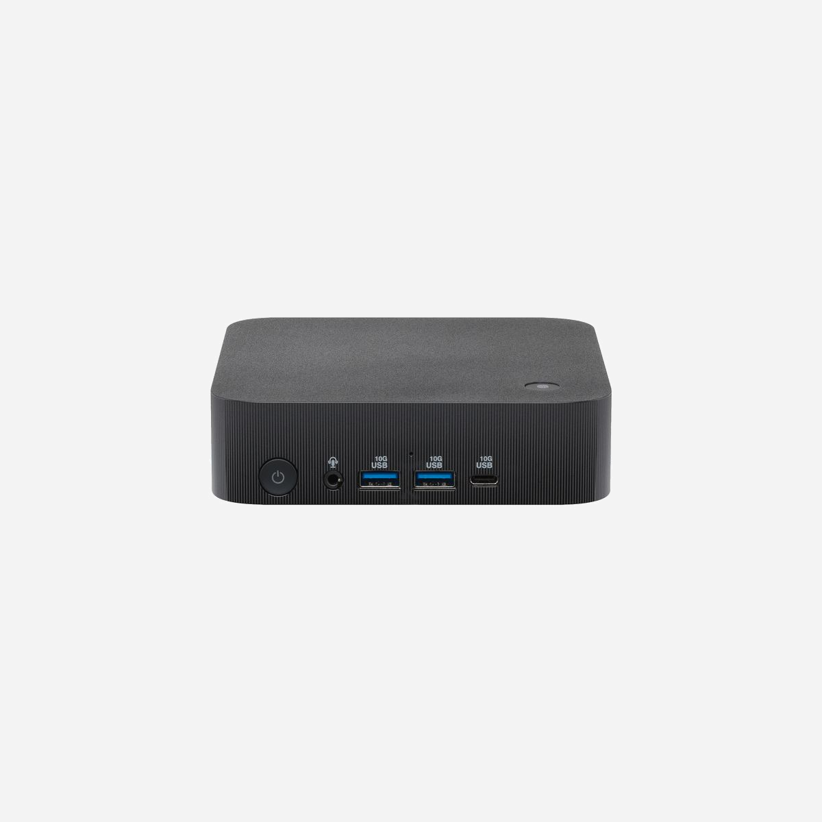 Mini PC ASUS ExpertCenter PN54-BBR522MNS1 Intel i5-1240P 0.6L barebone 2x DDR5 Wi-Fi 7 Bluetooth 5.4 2x LAN noir - Le Mini PC ASUS ExpertCenter PN54-BBR522MNS1 représente une solution professionnelle compacte et évolutive, idéale pour les environnements de travail exigeants où l'espace est précieux. Avec son format ultra-compact de 0,6 litre et son poids de seulement 550 grammes, ce barebone s'intègre discrètement sur n'importe quel bureau ou se fixe derrière un écran. Propulsé par un processeur AMD Ryzen 5 220 de dernière génération (6 cœurs, 12 threads, jusqu'à 4,9 GHz en mode Turbo), ce mini PC offre des performances remarquables pour le multitâche, la bureautique avancée et les applications métier. La carte graphique intégrée AMD Radeon 740M assure une gestion fluide de l'affichage multi-écrans, avec support de trois écrans simultanés via HDMI 2.1, deux DisplayPort 1.4 et USB4. L'architecture barebone permet une personnalisation totale selon vos besoins : équipez-le de 2 barrettes SO-DIMM DDR5 jusqu'à 64 Go pour des performances optimales, et installez un SSD M.2 NVMe pour un stockage rapide et fiable. Cette flexibilité garantit un investissement pérenne, adaptable à l'évolution de vos exigences. La connectivité professionnelle est au rendez-vous avec deux ports LAN Gigabit pour une redondance réseau ou une séparation des flux, le Wi-Fi 7 (802.11be) pour des débits sans fil exceptionnels, et le Bluetooth 5.4. La connectique USB complète (USB 2.0, USB 3.2 Gen 2, USB4) facilite le branchement de tous vos périphériques. Conçu pour les déploiements professionnels, l'ExpertCenter PN54 intègre un port Kensington pour la sécurité physique et un système de refroidissement actif assurant fiabilité et longévité. Son adaptateur externe de 120W garantit une alimentation stable et efficace.