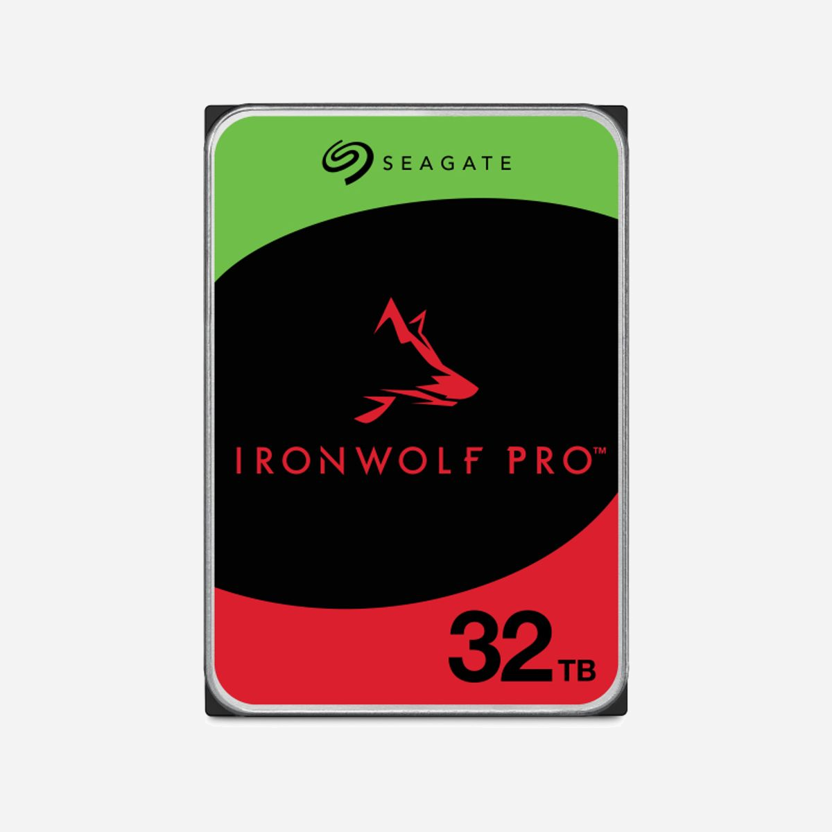 Disque dur Seagate IronWolf Pro ST32000NT000 32To 7200 tr/min 3.5" SATA III cache 512Go pour NAS - Le Seagate IronWolf Pro ST32000NT000 représente une solution de stockage professionnelle conçue spécifiquement pour les environnements NAS exigeants. Avec sa capacité exceptionnelle de 32 To, ce disque dur répond aux besoins croissants des entreprises en matière d'archivage, de sauvegarde et de gestion de données volumineuses. Optimisé pour un fonctionnement continu en environnement multi-disques, l'IronWolf Pro intègre un cache généreux de 512 Go qui accélère significativement les opérations de lecture et d'écriture. Sa vitesse de rotation de 7200 tr/min garantit des performances soutenues, particulièrement adaptées aux applications professionnelles telles que la surveillance vidéo haute définition, les bases de données d'entreprise ou les environnements de virtualisation. La fiabilité constitue un atout majeur de cette référence : avec un temps moyen entre pannes de 2,5 millions d'heures, ce disque est dimensionné pour un usage intensif 24h/24 et 7j/7. Son interface SATA III offre une vitesse de transfert théorique de 6 Gbit/s, assurant une bande passante suffisante pour les flux de données multiples. Conçu pour les configurations NAS professionnelles, l'IronWolf Pro ST32000NT000 supporte des charges de travail annuelles élevées et s'intègre parfaitement dans les infrastructures de stockage en réseau nécessitant capacité, performance et endurance. Sa consommation maîtrisée de 8,3 W en fonctionnement contribue à l'efficacité énergétique globale de votre infrastructure.