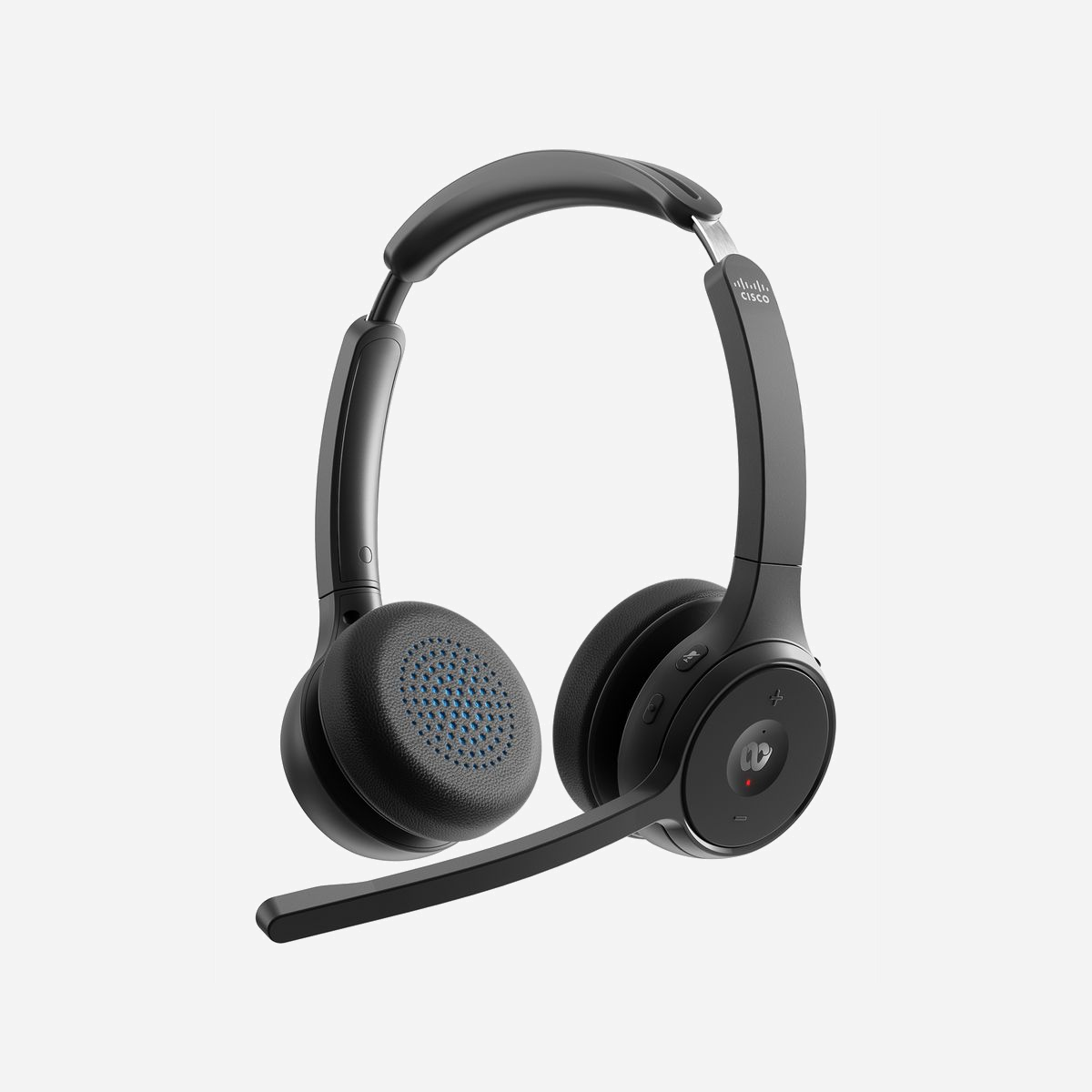 Casque Cisco HS-WL-722-BUNA-C sans fil Bluetooth arceau bureau centre d'appels portée 65m noir 168g - Le casque Cisco HS-WL-722-BUNA-C représente une solution audio professionnelle conçue spécifiquement pour les environnements de bureau et centres d'appels exigeants. Avec sa connectivité Bluetooth 5.0 et une portée exceptionnelle de 65 mètres, ce casque binaural offre une liberté de mouvement totale tout en maintenant une qualité de communication optimale. L'autonomie remarquable constitue un atout majeur : jusqu'à 23 heures en conversation et 45 heures en lecture audio continue. La fonction de charge rapide permet de reprendre rapidement le travail après seulement 2,2 heures de rechargement, éliminant les interruptions prolongées dans votre journée. La qualité audio professionnelle repose sur deux microphones MEMS avec suppression active du bruit et directivité unidirectionnelle. Cette technologie garantit une clarté vocale irréprochable même dans les environnements bruyants, essentielle pour les communications client ou les visioconférences. Optimisé pour Webex et compatible avec les principaux assistants vocaux (Google Assistant, Siri, Microsoft Cortana), ce casque s'intègre naturellement dans votre écosystème numérique. Les commandes intégrées permettent de répondre ou terminer un appel instantanément, sans manipulation du téléphone ou de l'ordinateur. Avec seulement 168 grammes, le design arceau supra-aural assure un confort prolongé durant les longues journées de travail. La conception résistante aux chocs et les accessoires fournis (étui de transport, câble USB Type-A) en font un équipement fiable et mobile, adapté aux professionnels itinérants comme aux postes fixes.