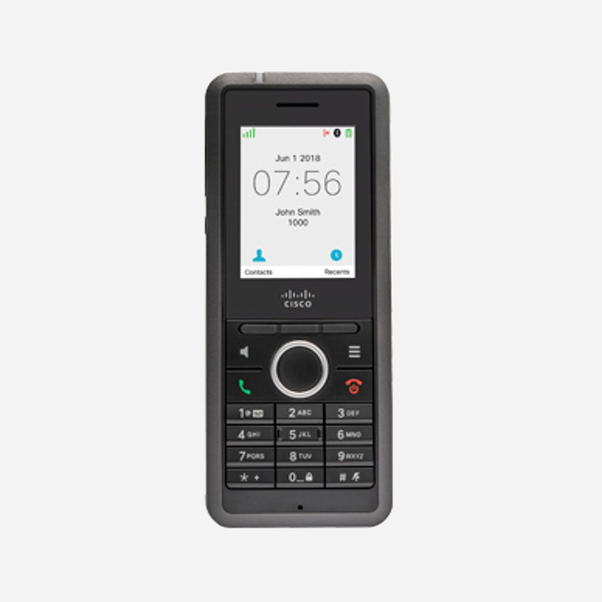 Téléphone IP DECT Cisco 6823 écran LED 1.7" 128x160 pixels autonomie 200h combiné filaire noir - Le Cisco IP DECT 6823 représente une solution de communication mobile professionnelle parfaitement adaptée aux environnements d'entreprise exigeants. Ce combiné filaire noir au design compact s'intègre naturellement dans les infrastructures de téléphonie IP existantes, offrant aux collaborateurs une mobilité optimale sans compromettre la qualité des échanges. Son écran LED de 1,7 pouces avec une résolution de 128 x 160 pixels garantit une lisibilité claire des informations essentielles : identification de l'appelant, durée d'appel, répertoire. Le clavier à 28 touches facilite la navigation et l'accès rapide aux fonctions courantes, tandis que le mode full duplex assure des conversations naturelles et fluides. Les professionnels apprécieront particulièrement l'autonomie exceptionnelle de ce terminal : jusqu'à 200 heures en veille et 17 heures en communication continue. Cette performance permet une utilisation intensive tout au long de la journée sans interruption, idéale pour les équipes terrain, le personnel logistique ou les responsables en déplacement constant dans les locaux. Le Cisco 6823 intègre l'ensemble des fonctionnalités attendues d'un téléphone IP professionnel : appel en attente, renvoi d'appel, mise en attente, recomposition, messagerie vocale intégrée, ainsi que la gestion des appels anonymes. Le haut-parleur intégré et la fonction désactivation du microphone facilitent les conférences téléphoniques. La connectivité Ethernet avec support PoE simplifie le déploiement en réduisant le câblage nécessaire. Son boîtier en polycarbonate robuste et son poids contenu de 86 grammes garantissent durabilité et confort d'utilisation au quotidien.