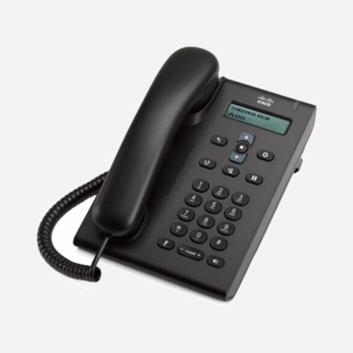 Téléphone IP Cisco 3905 1 ligne écran monochrome 128x32 pixels 32MB RAM 4MB Flash couleur chocolat - Le Cisco 3905 représente la solution de téléphonie IP idéale pour les environnements professionnels recherchant fiabilité et fonctionnalités essentielles à un coût maîtrisé. Conçu pour les postes de travail nécessitant une ligne téléphonique dédiée, ce terminal s'intègre parfaitement dans les infrastructures de communication unifiée Cisco. Son écran monochrome 128x32 pixels affiche clairement les informations essentielles sur 2 lignes, permettant une identification rapide des appelants et une navigation intuitive dans les fonctions. Le combiné filaire garantit une qualité audio optimale grâce aux codecs G.711 et G.729, tandis que le haut-parleur intégré facilite les communications en mode mains libres. Les professionnels apprécieront les fonctionnalités avancées incluses : renvoi d'appel pour ne manquer aucun contact important, conférence téléphonique pour les réunions à distance, recomposer et prise d'appel pour une gestion fluide des communications. Le contrôle de volume numérique et la fonction de désactivation du microphone offrent un confort d'utilisation au quotidien. L'intégration réseau est simplifiée grâce à la connectivité Fast Ethernet 10/100 Mbit/s et au support du protocole SIP. Compatible IEEE 802.3af, le téléphone peut être alimenté via Power over Ethernet, réduisant ainsi le câblage nécessaire. Le client DHCP intégré facilite le déploiement en automatisant la configuration réseau. Compact et robuste, le Cisco 3905 s'adapte à tout environnement de bureau avec son design chocolat professionnel. Le montage mural optionnel permet d'optimiser l'espace de travail. Avec 32 Mo de RAM et 4 Mo de mémoire Flash, ce terminal assure des performances stables pour les communications quotidiennes des entreprises, centres d'appels et administrations.