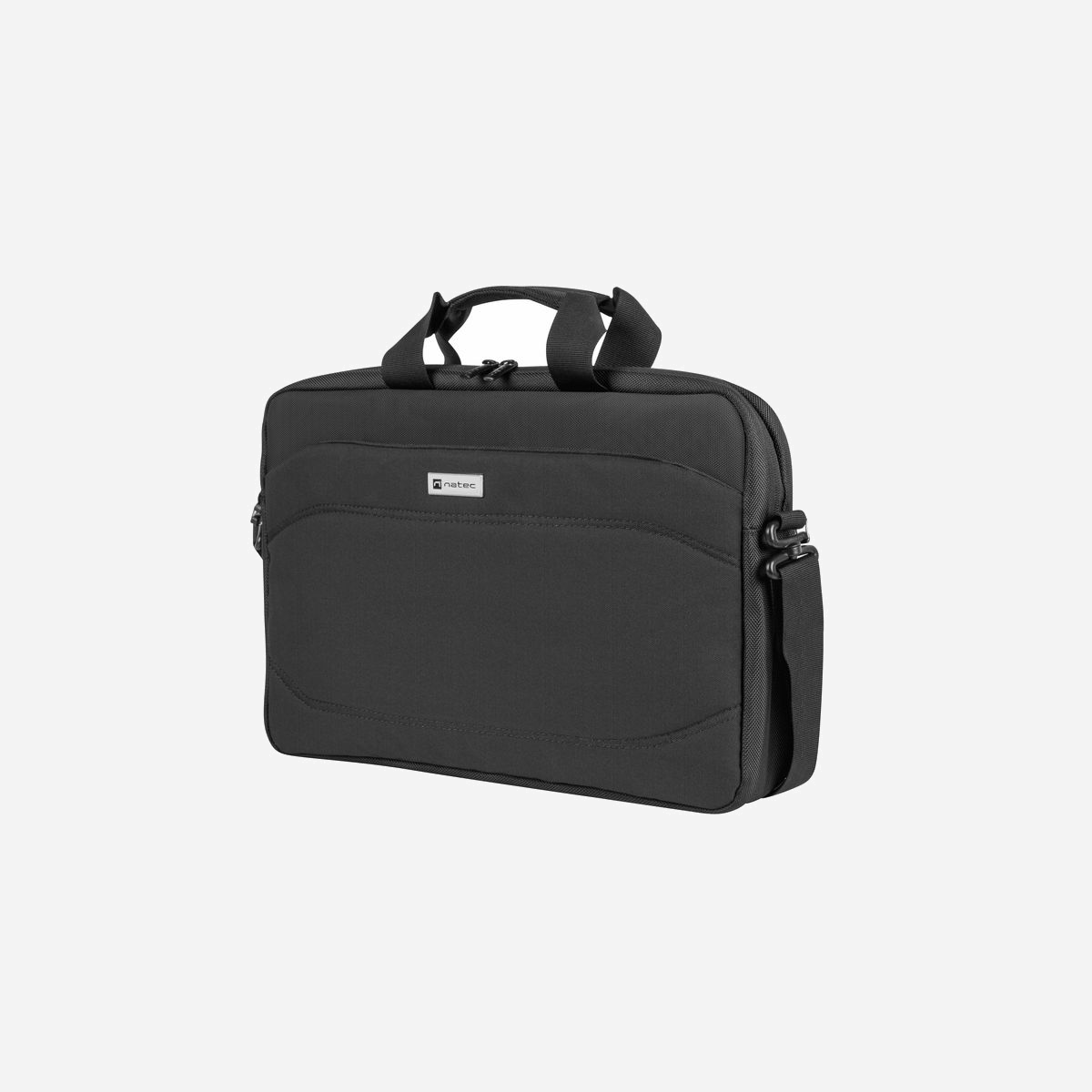 Sacoche NATEC Nanger 15.6" format malette noir avec bandoulière et poignée de transport 540g - La sacoche NATEC Nanger offre une solution de transport professionnelle et polyvalente pour les ordinateurs portables jusqu'à 15.6 pouces. Conçue en polyester résistant, cette malette noire au design sobre s'adapte parfaitement aux environnements professionnels comme aux déplacements quotidiens. Son format malette combine praticité et confort grâce à sa double option de portage : poignée de transport pour les trajets courts et bandoulière amovible pour les déplacements prolongés. Avec seulement 540 grammes, elle reste légère et ne surcharge pas vos déplacements. L'organisation interne a été pensée pour les professionnels nomades : un compartiment principal sécurisé par fermeture à glissière protège votre ordinateur, tandis que les poches intérieures dédiées accueillent smartphone et stylos. La poche frontale extérieure permet un accès rapide aux documents et accessoires fréquemment utilisés. Ses dimensions compactes de 410 x 290 x 70 mm optimisent l'espace sans encombrement inutile. Le design unisexe et la finition monochromatique garantissent une apparence professionnelle en toute circonstance. Compatible avec toutes les marques d'ordinateurs portables 15.6 pouces, la NATEC Nanger constitue un choix rationnel pour équiper vos collaborateurs ou renouveler votre parc d'accessoires. Elle répond aux besoins essentiels de protection et d'organisation sans superflu, à un rapport qualité-prix adapté aux budgets professionnels. Référence NTO-2027, cette sacoche s'intègre facilement dans vos commandes groupées d'équipements informatiques.