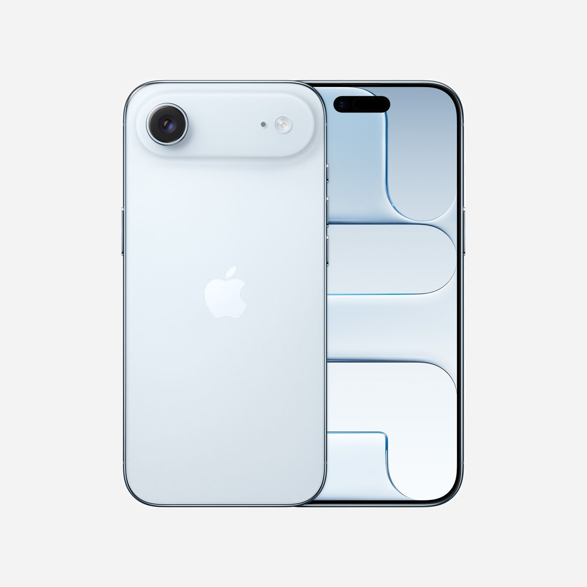 Smartphone Apple iPhone Air 16,5 cm 6.5" Double SIM iOS 26 5G USB Type-C 1 To Bleu - L'iPhone Air redéfinit l'excellence mobile en combinant une finesse exceptionnelle de 5,64 mm avec la puissance du processeur A19 Pro. Destiné aux professionnels exigeants et aux utilisateurs avertis, ce smartphone de 1 To offre une capacité de stockage considérable pour gérer l'ensemble de vos données professionnelles et contenus multimédias sans compromis. Son écran Super Retina XDR de 6,5 pouces avec technologie OLED ProMotion à 120 Hz garantit une fluidité remarquable et une lisibilité optimale en toutes circonstances, atteignant 3000 cd/m² en extérieur. Le système photo de 48 MP avec stabilisation optique et moteur photonique capture des visuels professionnels en toute situation, tandis que la vidéo 4K à 60 fps répond aux besoins de création de contenu. La connectivité 5G, Wi-Fi 7 et Bluetooth 6.0 assure des performances réseau de pointe pour le travail collaboratif et les visioconférences. La double eSIM facilite la gestion de vos lignes professionnelle et personnelle sur un seul appareil. La certification IP68 et la résistance jusqu'à 6 mètres de profondeur garantissent une fiabilité à toute épreuve. Avec iOS 26 et Apple Intelligence, bénéficiez d'un écosystème logiciel mature, d'une sécurité renforcée par reconnaissance faciale et d'une autonomie de 27 heures en lecture vidéo. Le port USB Type-C universel simplifie la connectivité avec vos équipements professionnels existants. Un investissement durable pour les utilisateurs recherchant performance, élégance et productivité au quotidien.