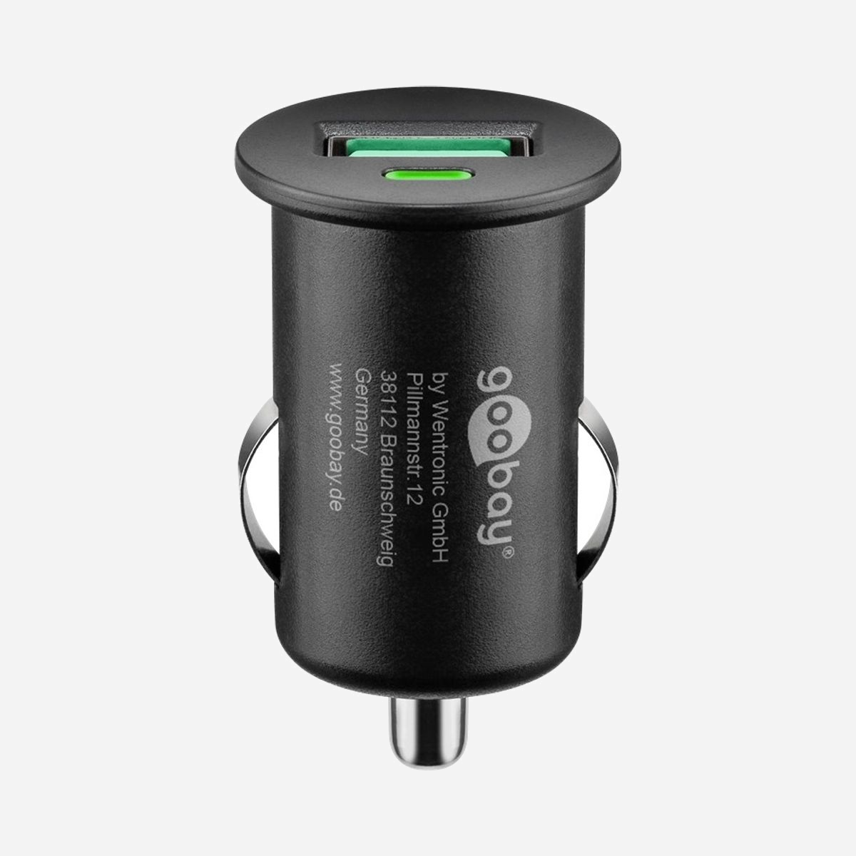 Chargeur voiture Goobay 45162 USB Quick Charge 3.0 18W 2.4A 12/24V allume-cigare pour smartphone et tablette noir - Le chargeur voiture Goobay 45162 constitue la solution idéale pour maintenir vos appareils mobiles opérationnels lors de vos déplacements professionnels. Conçu pour les environnements B2B exigeants, cet adaptateur allume-cigare délivre une puissance de 18W avec la technologie Quick Charge 3.0, garantissant une recharge jusqu'à quatre fois plus rapide que les chargeurs conventionnels. Sa compatibilité universelle représente un atout majeur pour les flottes d'entreprise et les professionnels nomades. Le port USB prend en charge l'ensemble des smartphones et tablettes du marché : Apple iPhone et iPad, Samsung Galaxy, Google Pixel, Huawei, Xiaomi, LG et autres. Cette polyvalence élimine le besoin de multiplier les équipements selon les terminaux utilisés par vos collaborateurs. La sécurité d'utilisation est assurée par un système de protection triple contre les surintensités, surcharges et surchauffes, préservant ainsi vos équipements coûteux. Le format ultra-compact de 44,4 mm et son poids plume de 19 grammes permettent une installation discrète dans l'habitacle, sans encombrement. Fonctionnant sur les réseaux électriques 12V et 24V, ce chargeur s'adapte aussi bien aux véhicules légers qu'aux utilitaires et poids lourds. Le témoin lumineux de charge intégré offre un contrôle visuel immédiat du statut de recharge. Installation Plug and Play sans configuration, certification RoHS conforme aux normes environnementales européennes : le Goobay 45162 combine efficacité opérationnelle et responsabilité écologique pour équiper durablement vos véhicules professionnels.