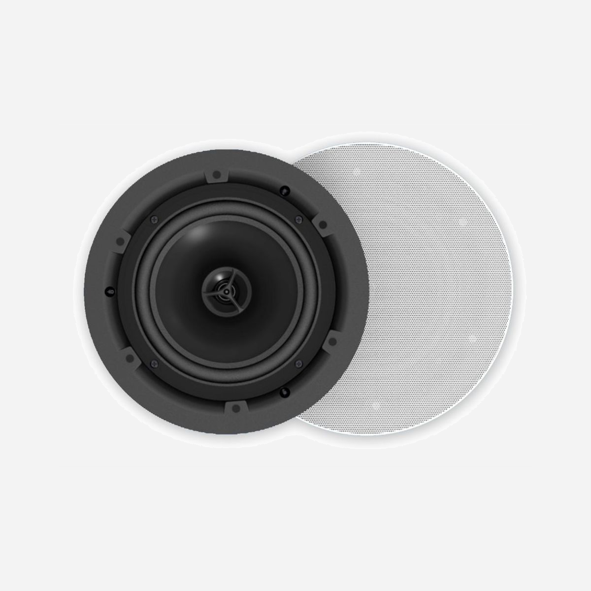 Haut-parleur Vivolink VLSPMTC60WT 2-voies 35W RMS 6,5" blanc avec crossover montage plafond 100V - Le haut-parleur Vivolink VLSPMTC60WT répond aux exigences des installations audio professionnelles en environnement tertiaire. Conçu pour le montage au plafond, ce système 2-voies de 35 W RMS intègre un woofer de 6,5" et un tweeter de 0,5" avec crossover, garantissant une restitution sonore équilibrée et une intelligibilité optimale des messages vocaux. Sa compatibilité avec les systèmes 100 V en fait une solution particulièrement adaptée aux installations multi-zones dans les salles de réunion, espaces de conférence et locaux commerciaux. Le système de sélection de puissance (tappings) à 10 W, 15 W et 30 W offre une flexibilité d'installation remarquable, permettant de connecter un nombre variable d'enceintes sur un même amplificateur selon les besoins du projet. Cette modularité simplifie considérablement la planification des installations et optimise l'investissement matériel. Le boîtier blanc en plastique de 224 mm de diamètre s'intègre discrètement dans tous les environnements professionnels. Le blindage magnétique évite les interférences avec les équipements électroniques sensibles. Les contacts bronze/or des connecteurs assurent une connexion fiable et durable. Livré par ensemble de 2 unités, ce système facilite le déploiement de solutions audio symétriques. Avec une impédance de 8 Ohm et une connectivité filaire via bornes à vis, l'installation reste simple et pérenne. Le poids de 3 kg par enceinte garantit une fixation stable au plafond. Cette solution Vivolink constitue un choix rationnel pour les intégrateurs et installateurs recherchant un équipement audio professionnel fiable, évolutif et facile à déployer dans des environnements tertiaires exigeants.