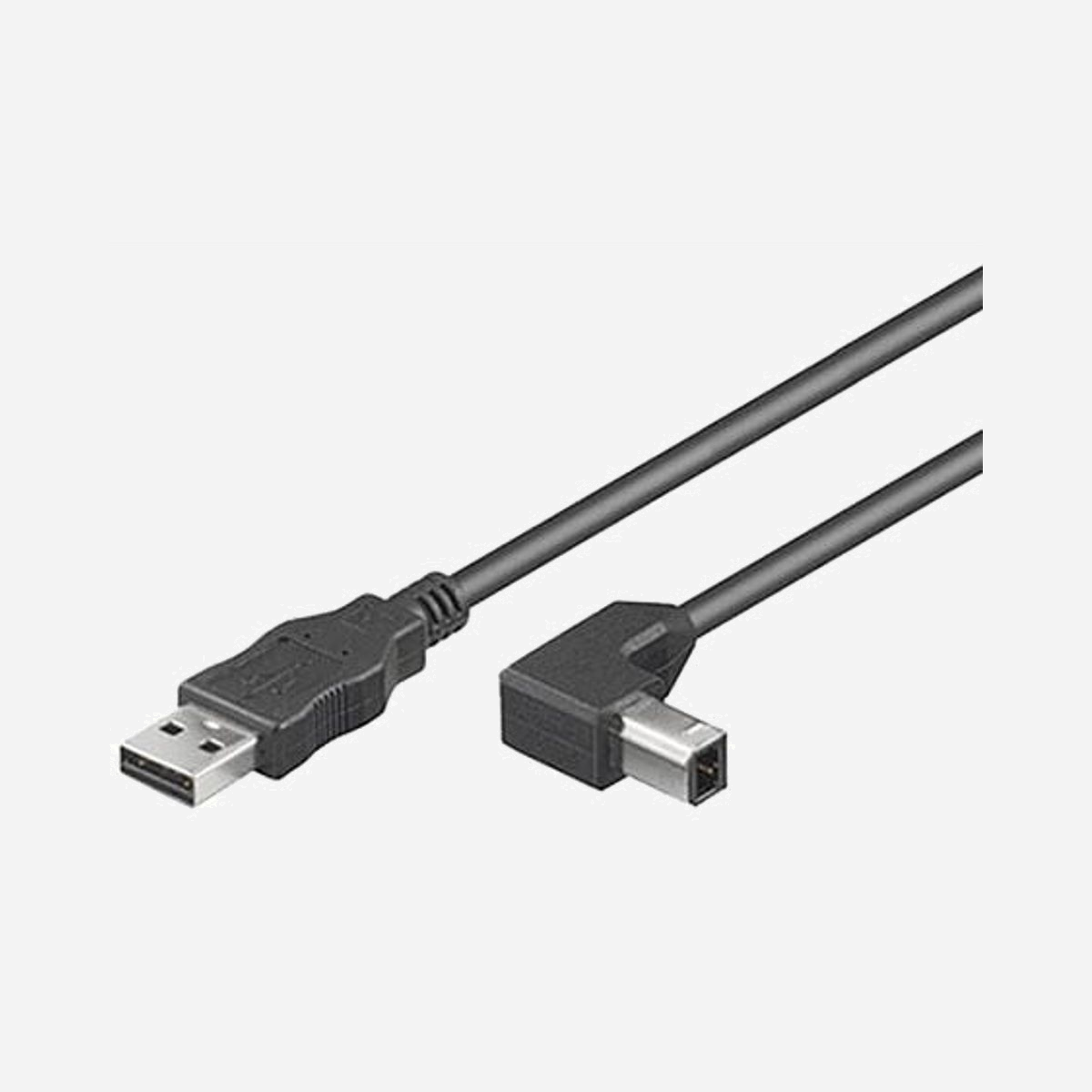 Câble USB Microconnect USBAB3ANGLED USB 2.0 Type A vers Type B 3m coudé 480 Mbps pour imprimantes et scanners noir - Le câble USB Microconnect USBAB3ANGLED répond aux besoins quotidiens des environnements professionnels équipés d'imprimantes, de scanners et de périphériques USB 2.0. Sa conception coudée à 90 degrés sur le connecteur Type B constitue un atout majeur pour optimiser l'installation dans les espaces restreints et éviter les contraintes de pliage qui fragilisent les câbles standards. Avec ses 3 mètres de longueur, ce câble offre une flexibilité d'installation appréciable pour connecter vos équipements sans contrainte de proximité immédiate avec l'ordinateur ou le hub USB. Le débit de 480 Mbit/s garanti par la norme USB 2.0 assure des transferts de données fluides pour l'impression de documents volumineux ou la numérisation de fichiers haute résolution. La qualité de fabrication Microconnect se traduit par des connecteurs plaqués nickel résistants à l'oxydation et des conducteurs en cuivre garantissant une transmission stable et durable. Le revêtement en PVC protège efficacement le câble contre l'usure quotidienne en environnement de bureau. Compatible Plug and Play, ce câble ne nécessite aucune installation de pilote et fonctionne immédiatement avec tous les systèmes d'exploitation récents. Sa conception avec connecteur coudé préserve les ports USB de vos équipements coûteux en réduisant les tensions mécaniques. Une solution fiable et pratique pour connecter durablement vos périphériques professionnels Type B, particulièrement adaptée aux configurations où l'espace arrière des équipements est limité.