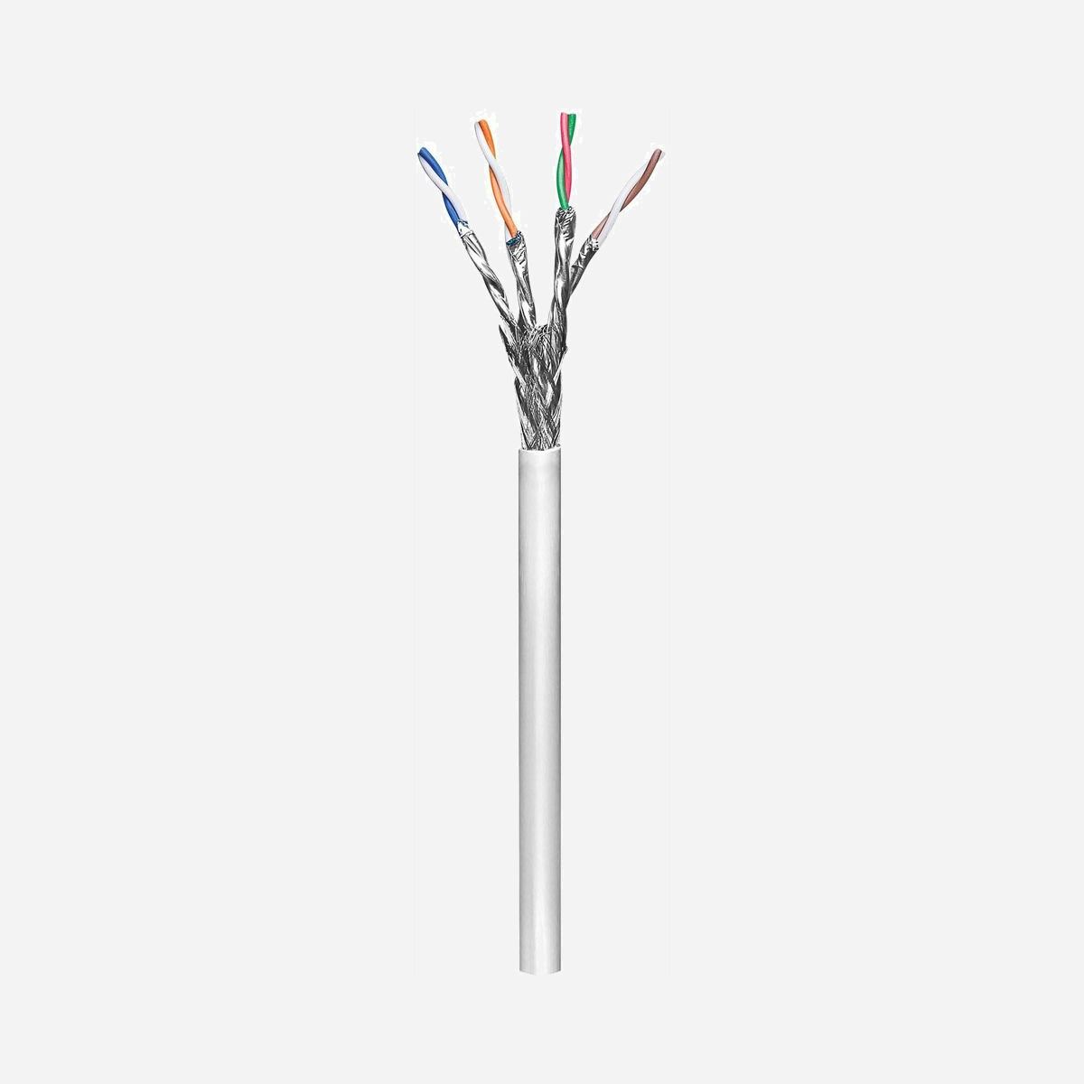 Câble réseau Microconnect KAB029-305 Cat6 S/FTP 305m 23AWG gaine LSZH blindage intégral gris - Le câble réseau Microconnect KAB029-305 Cat6 S/FTP représente la solution professionnelle pour vos infrastructures réseau exigeantes. Livré en bobine de 305 mètres, il permet de réaliser des installations sur mesure avec une grande flexibilité, éliminant les contraintes de longueur prédéfinies. Sa construction S/FTP (blindage intégral avec paires torsadées individuellement protégées) garantit une protection maximale contre les interférences électromagnétiques et radiofréquences. Cette caractéristique s'avère particulièrement précieuse dans les environnements industriels ou tertiaires où cohabitent de nombreux équipements électriques. Vous bénéficiez ainsi d'une transmission stable et fiable, même dans des conditions difficiles. Conforme à la norme Cat6, ce câble supporte des débits jusqu'à 10 Gbit/s sur une fréquence de 250 MHz, répondant aux besoins actuels et futurs de vos réseaux d'entreprise. Le conducteur solide 23AWG assure une excellente qualité de signal sur les distances longues, idéal pour le câblage structuré entre armoires de brassage et prises murales. La gaine LSZH constitue un atout majeur pour la sécurité : en cas d'incendie, elle dégage peu de fumée et aucun gaz halogène toxique. Cette propriété en fait le choix recommandé pour les établissements recevant du public, les datacenters et tous les espaces confinés où la sécurité des personnes est prioritaire. Avec plus de 20 ans d'expertise, Microconnect propose un câble conforme aux normes européennes strictes, alliant performance technique et sécurité pour vos projets d'infrastructure réseau professionnels.