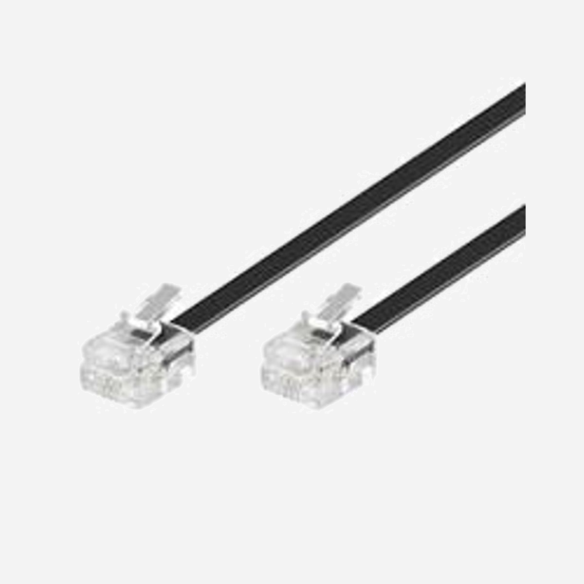 Câble téléphonique Microconnect MPK191 RJ11 6P/4C 15 mètres noir pour téléphone et modem - Le câble téléphonique Microconnect MPK191 constitue une solution de connectivité professionnelle pour relier vos équipements de télécommunication sur de longues distances. Avec ses 15 mètres de longueur, ce câble RJ11 6P/4C offre une liberté d'installation appréciable dans les bureaux, espaces de travail ou configurations domestiques nécessitant une portée étendue. Conçu pour garantir une transmission optimale du signal, ce câble assure une qualité de communication constante pour vos téléphones fixes et modems. Sa configuration 6P/4C avec connecteurs mâle/mâle RJ11 permet une compatibilité universelle avec l'ensemble des équipements standards du marché. La conception soignée minimise les interférences et préserve la clarté des appels, un atout essentiel pour les environnements professionnels exigeants. La longueur généreuse de 15 mètres répond aux besoins d'aménagement complexes : connexion entre étages, installation dans de grands espaces ouverts, ou raccordement d'équipements éloignés de la prise murale. Cette flexibilité évite les contraintes de positionnement et facilite l'organisation de votre espace de travail. Microconnect s'appuie sur plus de deux décennies d'expertise en solutions de connectivité, avec un engagement envers les standards de qualité européens. La robustesse de fabrication garantit une durabilité dans le temps, même en usage intensif. Le câble noir discret s'intègre naturellement dans tout environnement professionnel. Une solution fiable et éprouvée pour sécuriser vos communications téléphoniques et vos connexions modem sur la distance.