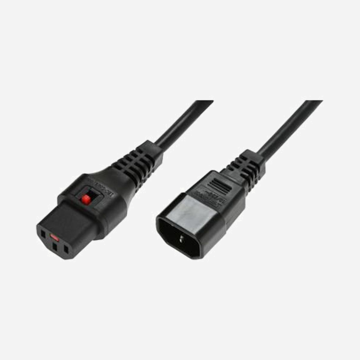 Câble d'alimentation Microconnect PC1070 IEC Lock C14 vers C13 4m noir avec système anti-déconnexion - Le câble d'alimentation Microconnect PC1070 IEC Lock répond aux exigences des environnements professionnels où la continuité électrique est critique. Grâce à son système anti-déconnexion breveté IEC Lock, ce câble de 4 mètres élimine les risques de coupure accidentelle qui peuvent entraîner des pertes de données ou des interruptions de service coûteuses. Compatible avec toutes les entrées IEC standard, ce câble équipé de connecteurs C14 mâle et C13 femelle droits s'intègre parfaitement dans vos infrastructures existantes. Il sécurise l'alimentation de vos serveurs, PDU, équipements réseau et ordinateurs critiques sans nécessiter de modifications matérielles. La conception robuste avec conducteurs en cuivre de 1 mm² et gaine PVC garantit une transmission stable jusqu'à 10A sous 250V. Cette capacité convient aux équipements gourmands en énergie tout en assurant une protection optimale contre les déconnexions involontaires causées par les vibrations, les manipulations ou les déplacements accidentels dans les baies de brassage et salles serveurs. La longueur de 4 mètres offre la flexibilité nécessaire pour les installations en rack ou les configurations où la distance entre l'équipement et la source d'alimentation nécessite plus de marge que les câbles standards. Le format compact facilite le rangement et la gestion des câbles dans les espaces confinés. Investir dans le PC1070, c'est choisir la tranquillité d'esprit pour vos infrastructures critiques en réduisant drastiquement les incidents liés aux déconnexions accidentelles.