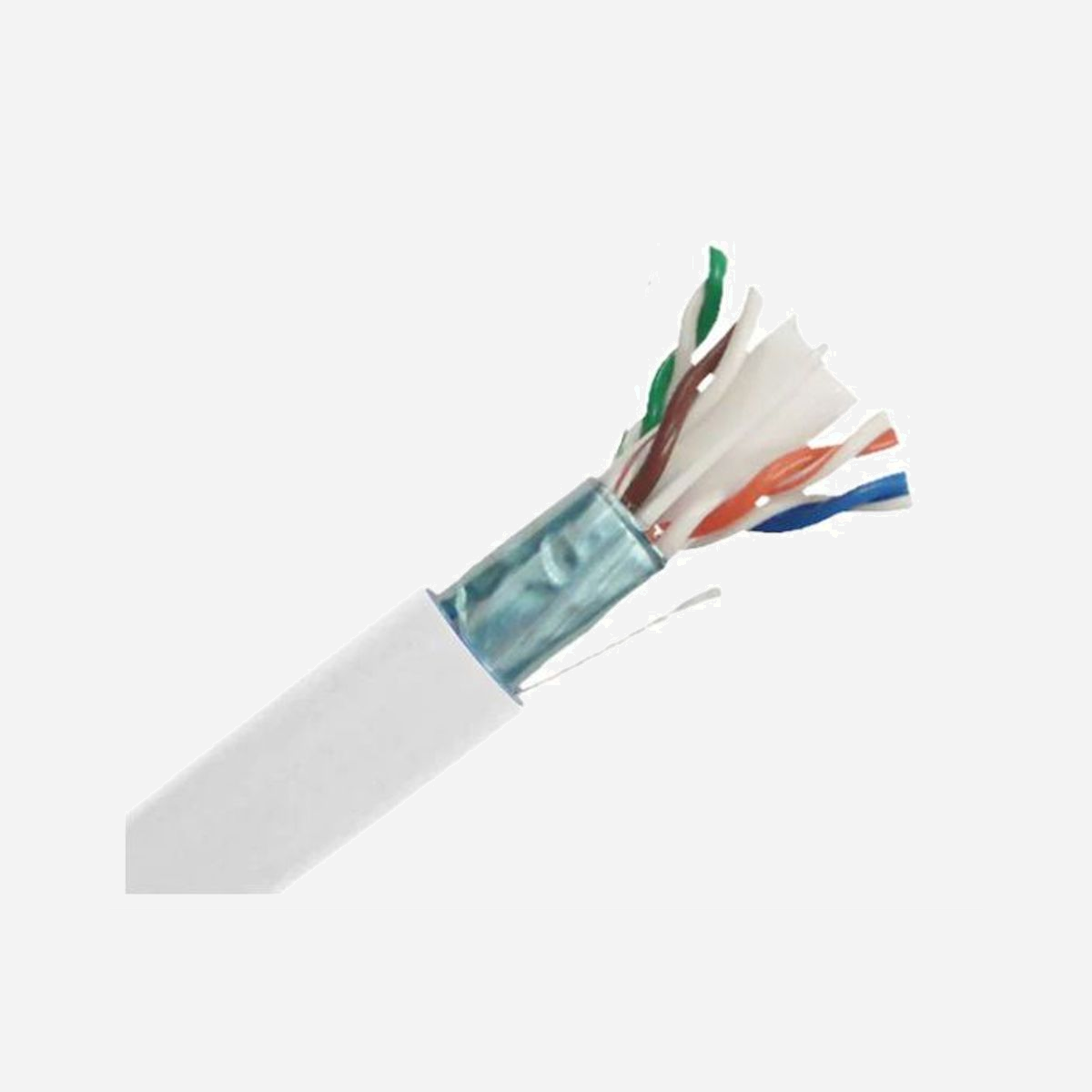Câble réseau Microconnect KAB030-305 Cat5e F/UTP 305m blanc rond pour installation réseau domestique et entreprise - Le câble réseau Microconnect KAB030-305 Cat5e constitue la solution idéale pour déployer ou étendre votre infrastructure réseau, que ce soit en environnement domestique ou professionnel. Avec sa bobine de 305 mètres, ce câble offre une flexibilité maximale pour les installations de moyenne et grande envergure, éliminant les contraintes de longueur et réduisant le nombre de raccordements nécessaires. Conçu selon la norme Cat5e avec blindage F/UTP, ce câble garantit un taux de transfert allant jusqu'à 1000 Mbit/s sur une fréquence de 100 MHz, assurant ainsi une connexion stable et performante pour vos équipements réseau. Le blindage protège efficacement contre les interférences électromagnétiques, préservant l'intégrité de vos données même dans des environnements perturbés. Sa gaine PVC blanche de forme ronde facilite l'installation dans tous types d'environnements, s'intégrant discrètement le long des plinthes, dans les faux plafonds ou les chemins de câbles. Le conducteur solide en aluminium cuivré de calibre AWG 24/1 offre un excellent compromis entre rigidité pour les installations fixes et performance de transmission. Ce format en bobine de 305 mètres présente un avantage économique significatif pour les installateurs et les entreprises, permettant de réaliser plusieurs points réseau à partir d'une seule référence tout en optimisant les coûts. La qualité de fabrication Microconnect assure durabilité et fiabilité sur le long terme, réduisant les interventions de maintenance. Idéal pour le câblage structuré de bureaux, d'entrepôts, d'établissements scolaires ou de logements collectifs, ce câble répond aux exigences des réseaux Ethernet modernes.