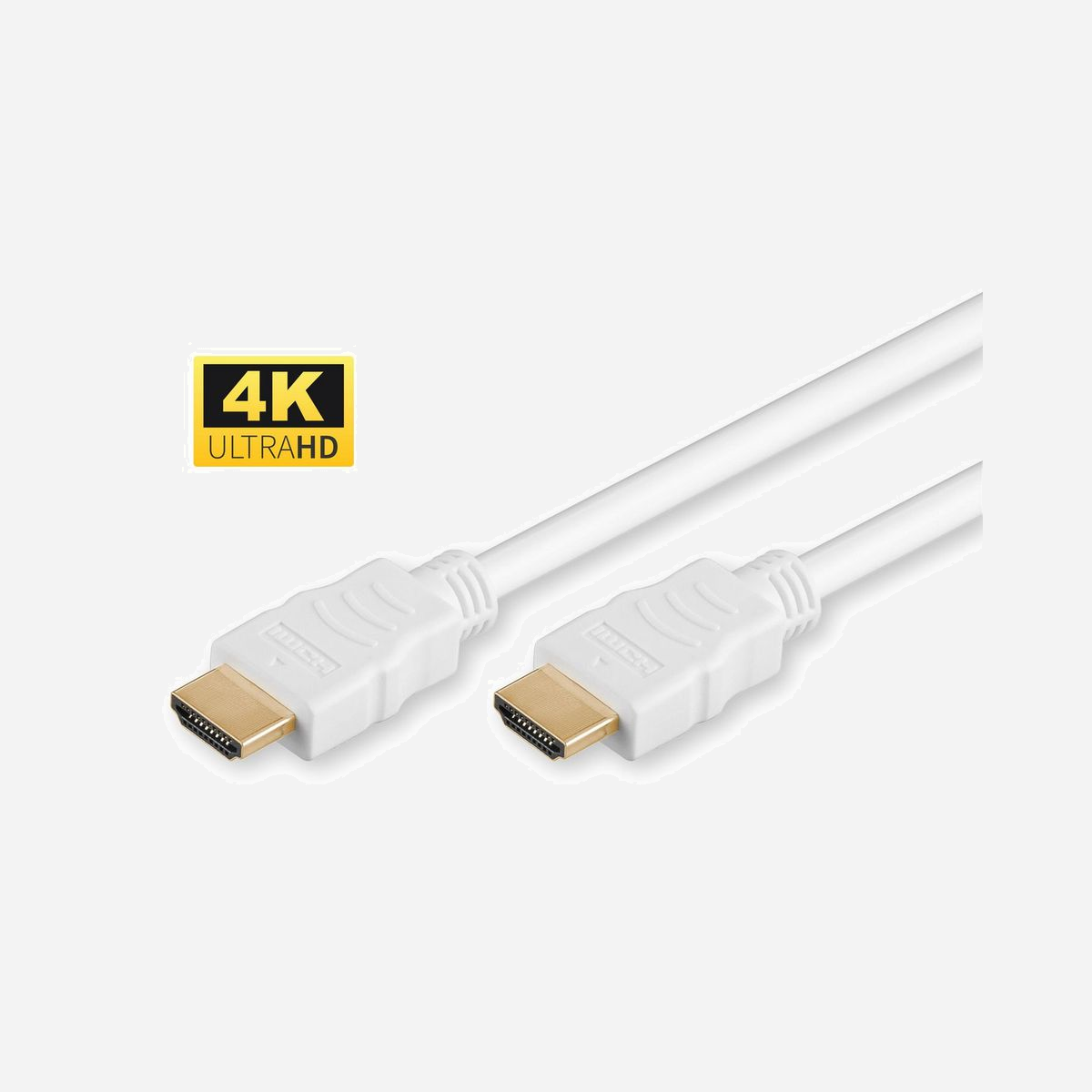 Câble HDMI Microconnect HDM19195V1.4W 5m HDMI 1.4 Type A 4K@30Hz 10.2Gbps HDCP 2.2 CEC ARC 3D blanc - Le câble HDMI Microconnect HDM19195V1.4W répond aux exigences des environnements professionnels nécessitant une transmission audiovisuelle fiable sur moyenne distance. Avec ses 5 mètres de longueur, il offre la flexibilité nécessaire pour connecter vos équipements de présentation, écrans de signalétique numérique ou installations de salles de réunion sans contrainte d'emplacement. Conforme à la norme HDMI 1.4, ce câble assure un débit de 10,2 Gbps, suffisant pour transmettre des contenus en résolution 4K à 30Hz. La compatibilité HDCP 2.2 garantit la lecture de contenus protégés, un atout essentiel pour les applications de diffusion professionnelle et les systèmes de vidéoconférence modernes. Les fonctionnalités ARC (Audio Return Channel) et CEC simplifient vos installations en réduisant le nombre de câbles nécessaires et en permettant le contrôle centralisé de plusieurs appareils. Le support 3D et HDR élargit les possibilités d'usage pour les présentations immersives et les contenus multimédias enrichis. La construction en cuivre avec connecteurs plaqués or assure une transmission stable du signal et une durabilité accrue face aux branchements répétés. Le diamètre de 6 mm offre un bon compromis entre robustesse et maniabilité lors des installations. Sa finition blanche constitue un avantage esthétique pour les environnements où la discrétion visuelle est recherchée, notamment dans les espaces de réception, showrooms ou installations murales apparentes. Solution polyvalente pour équiper postes de travail, salles de formation, espaces collaboratifs ou points de vente nécessitant une connectivité HDMI professionnelle sur distance intermédiaire.